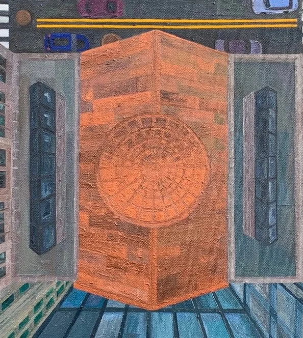 Copper Top
24"x36"   61 cm x 91 cm
Oils on Canvas
2023
Detail