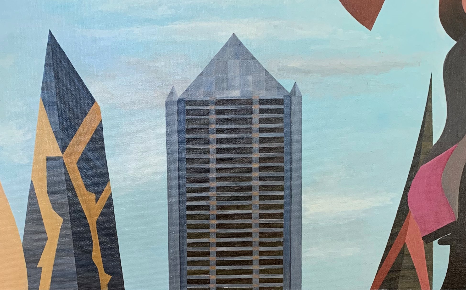 Ups and Downs
36”x24”  91 cm x 61 cm
Oil on Canvas 
1996
Detail