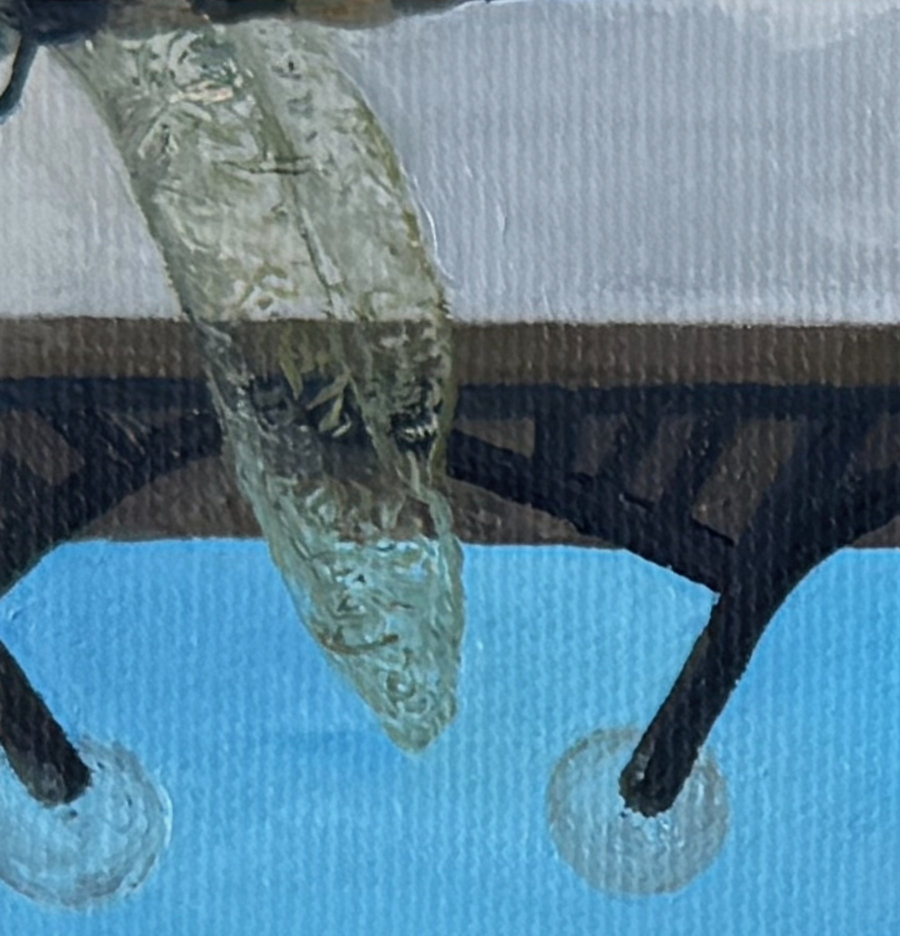 Welcome the Dragonflies
8"x10"  20 cm x 25 cm
Oils on Canvas
2025
detail