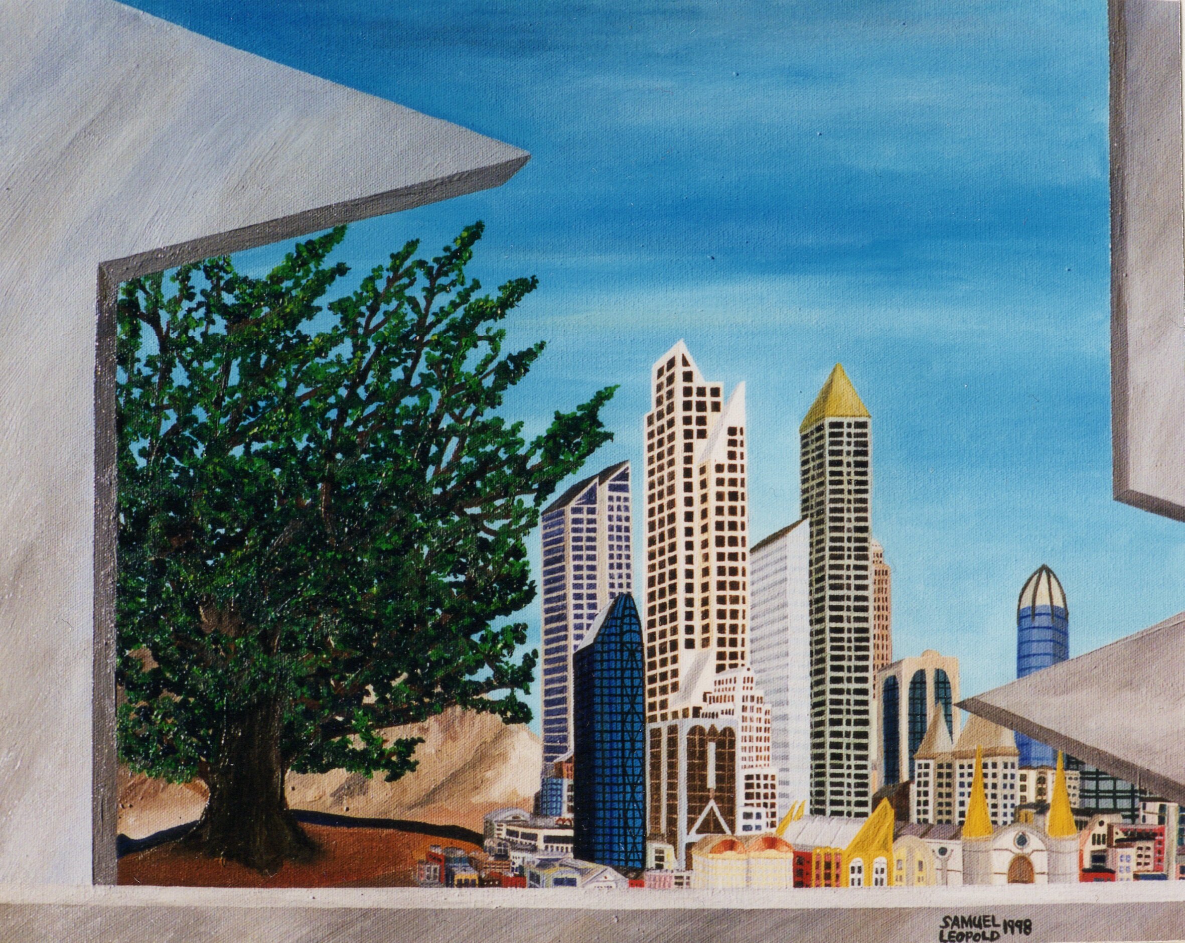 Retrospective Little Tree
16"x20" 41 cm x 51 cm
Oils on Canvas
1998