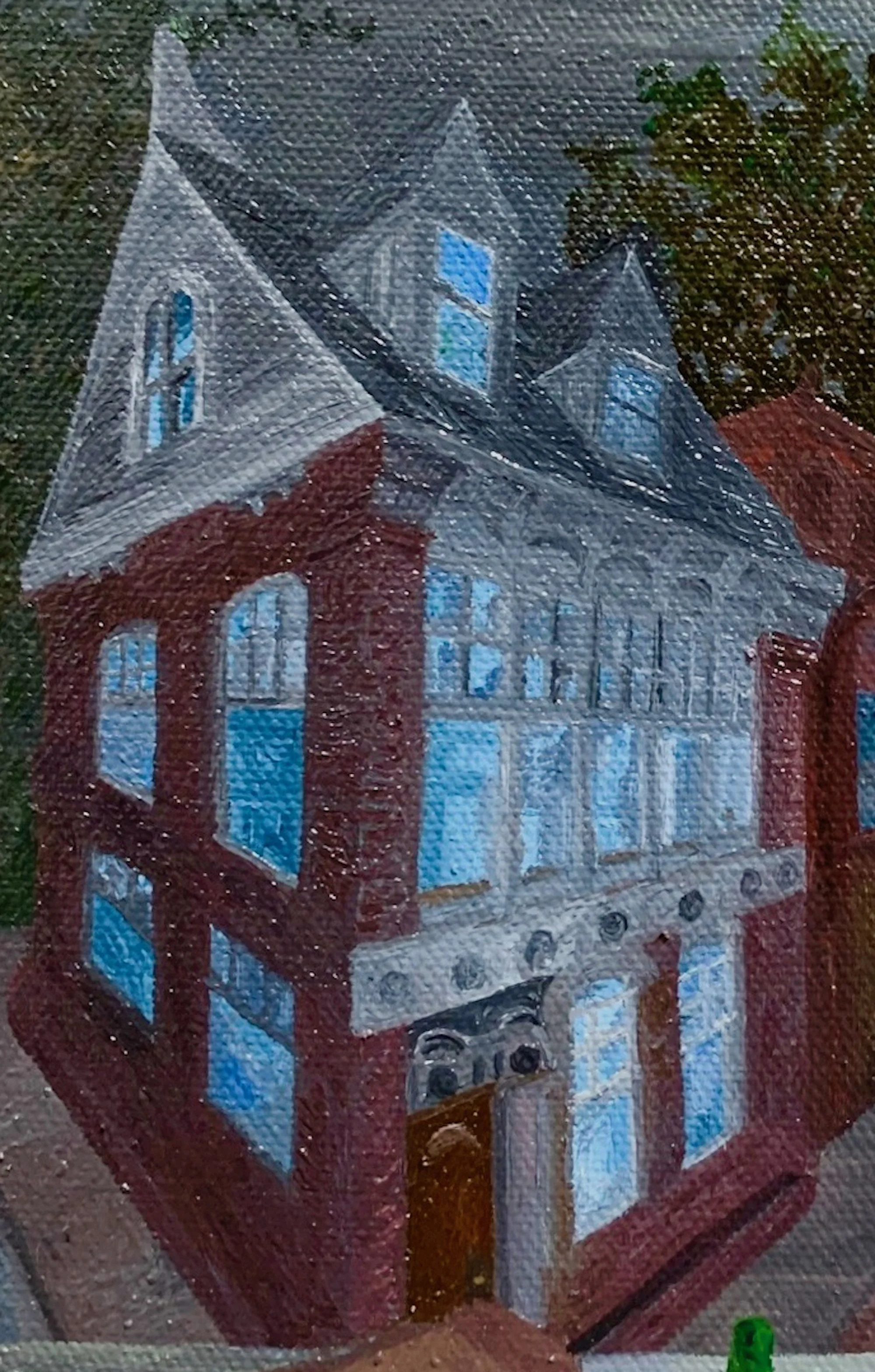 Moonlight
8"x10"   20.3 cm x 25.4 cm
Oils on Canvas
2023
Detail