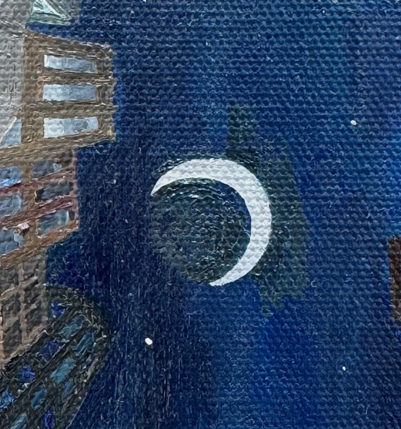 Nano Night (Detail 1)
4"x6"  10.1 cm x 15.2 cm
Oils on Canvas
2024