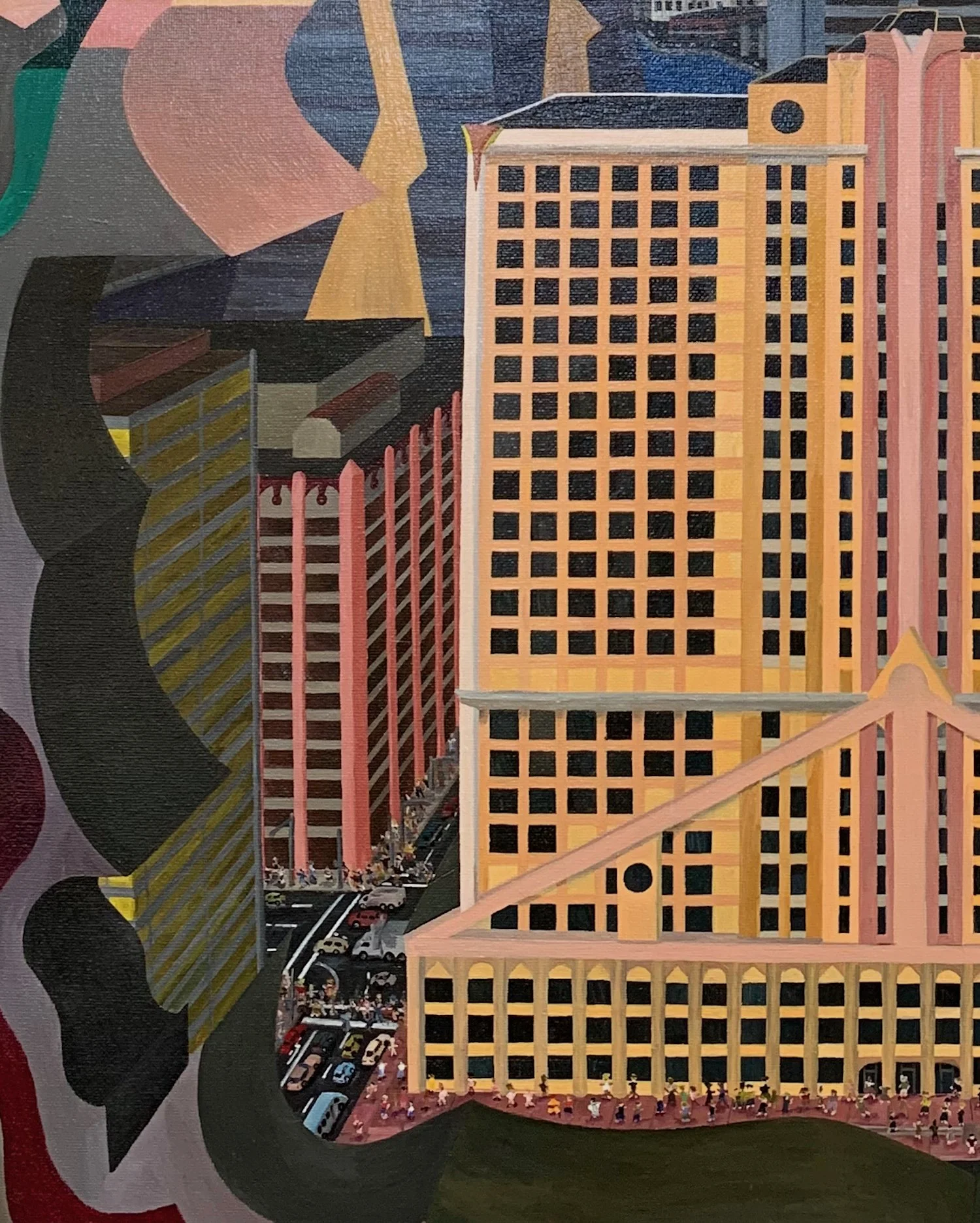 Ups and Downs
36”x24”  91 cm x 61 cm
Oil on Canvas 
1996
Detail