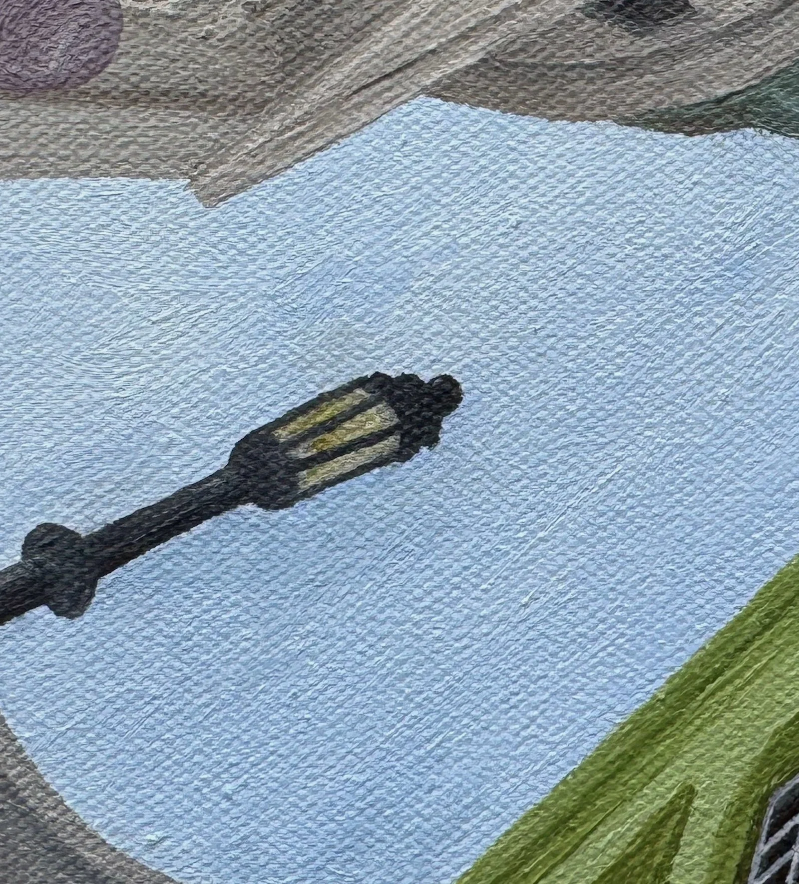 The Upside of Venice
8”x10”  20.3 cm x 25.4 cm
Oils on Canvas
2024
Detail