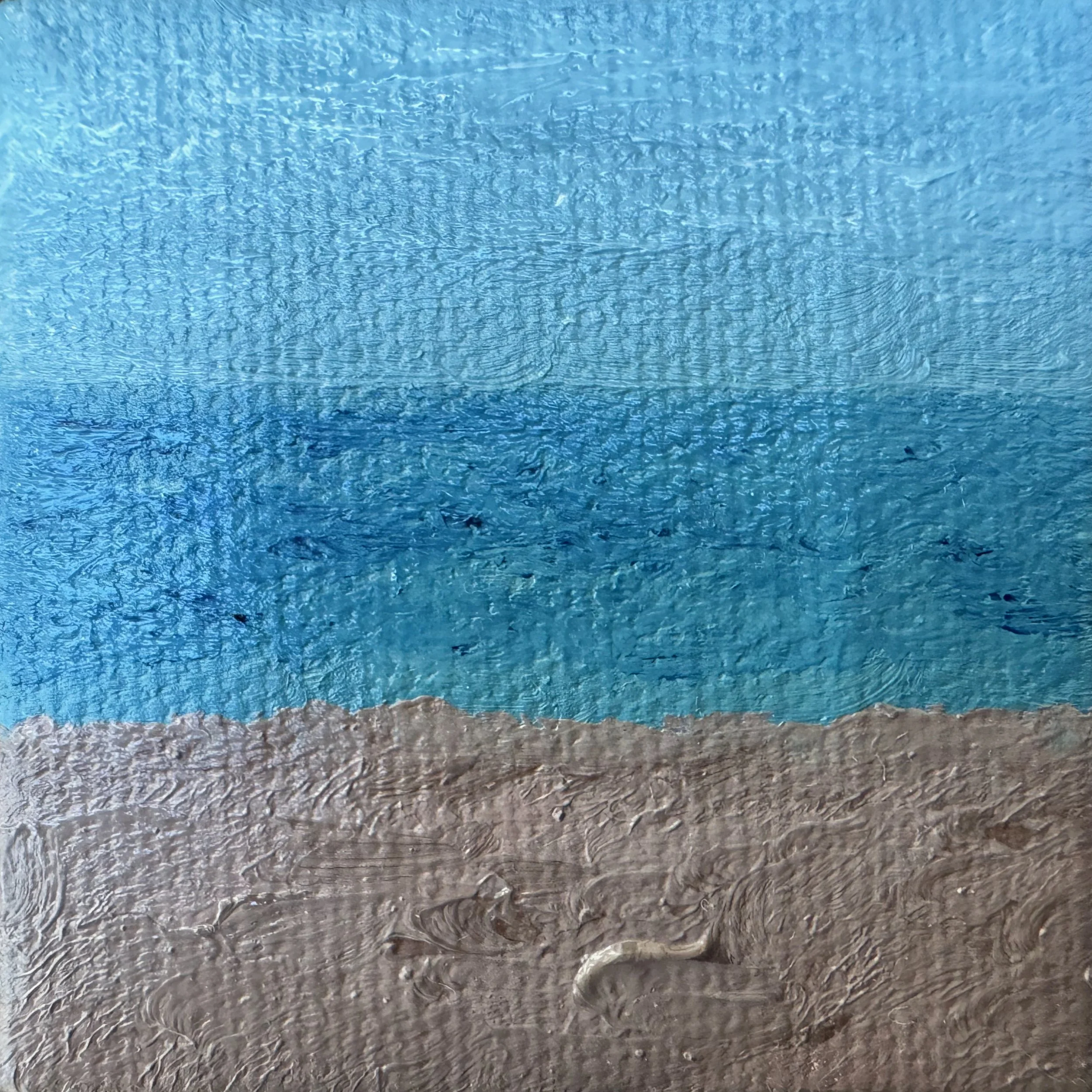 Horizon and Lines
2"x2"   5 cm x 5 cm 
Oils on Canvas
2024