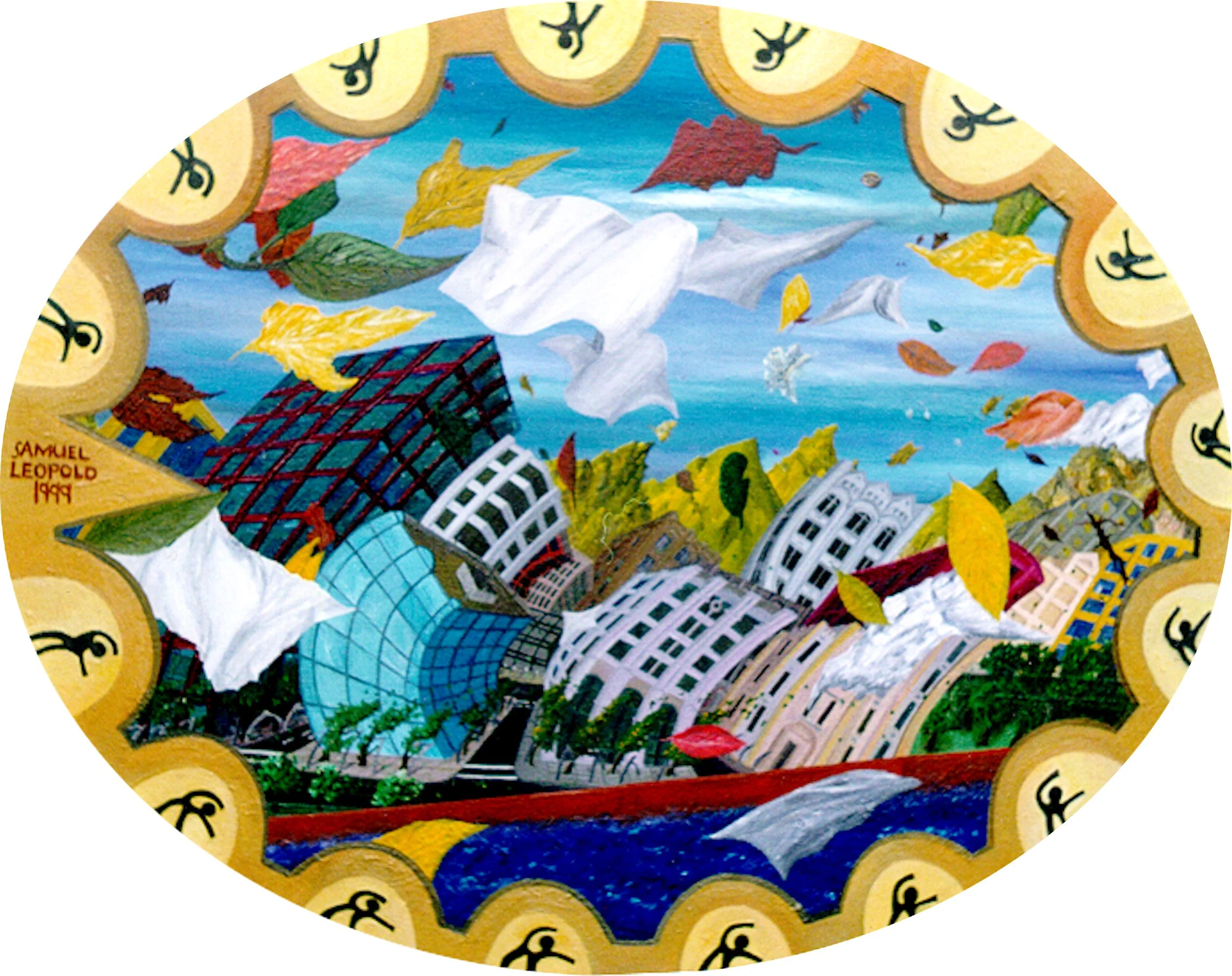 Turbulence
20"x16" 51 cm x 41 cm
Oils on Canvas
1999
