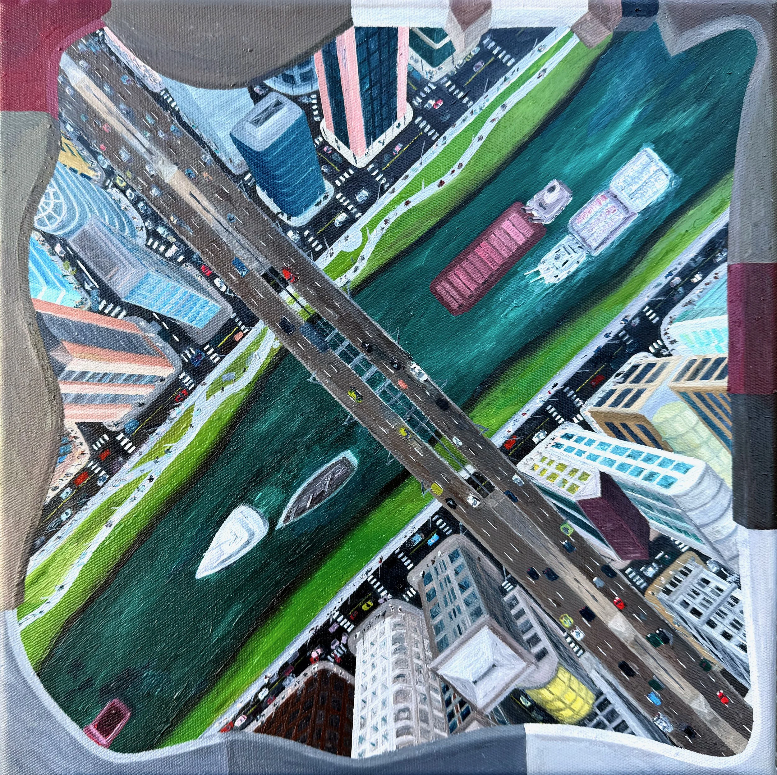 Split the Difference
12"x12"   30.5 cm x 30.5 cm
Oils on Canvas
2025