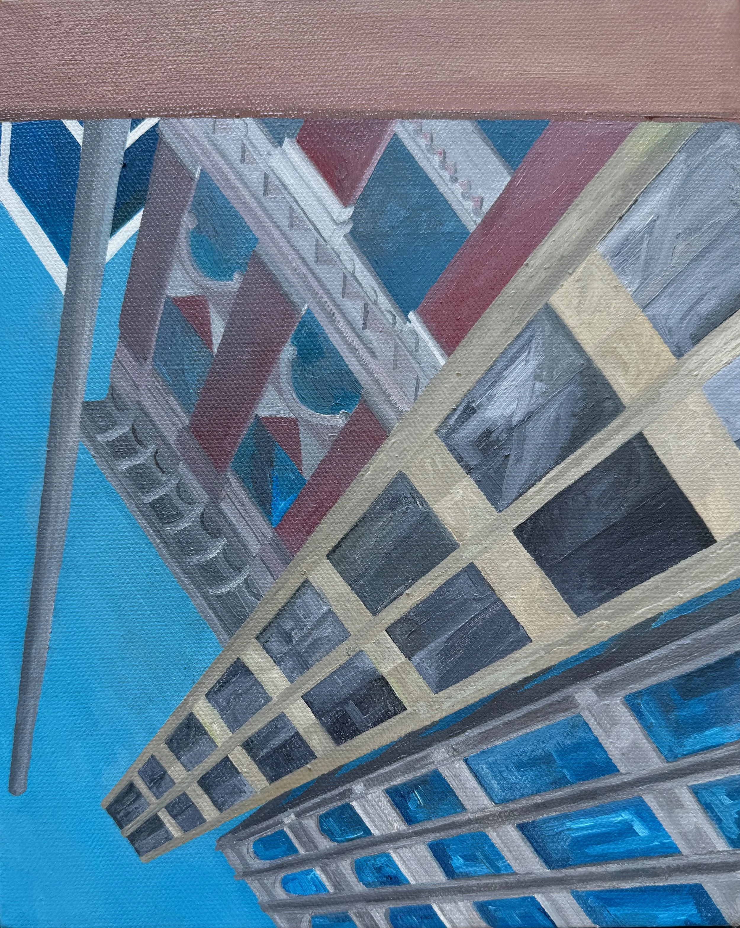 Stake Sky (Detail 1)
16"x20"   40.6 cm x 50.8 cm
Oils on Canvas
2024