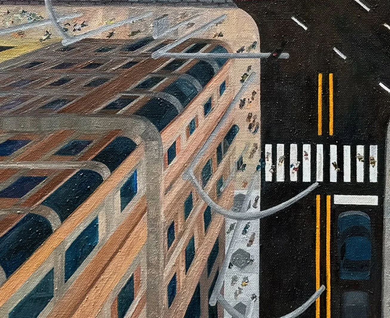 Cross-Connect
36"x48"   91 cm x 122 cm
Oils on Canvas
2024
Detail