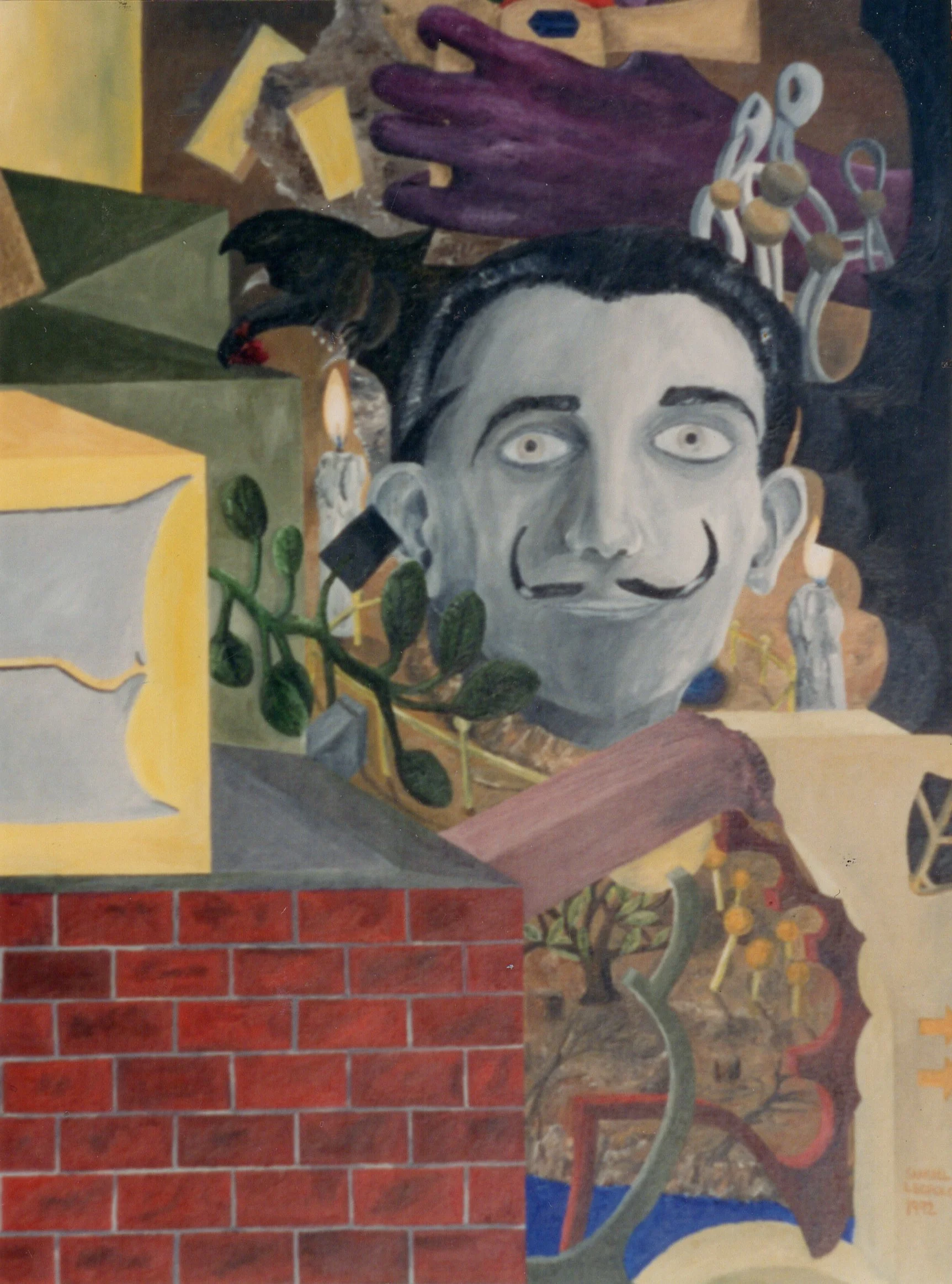 The Surreal Dream - Lower Right
18"x24" 46 cm x 61 cm
Oils on Canvas
1993