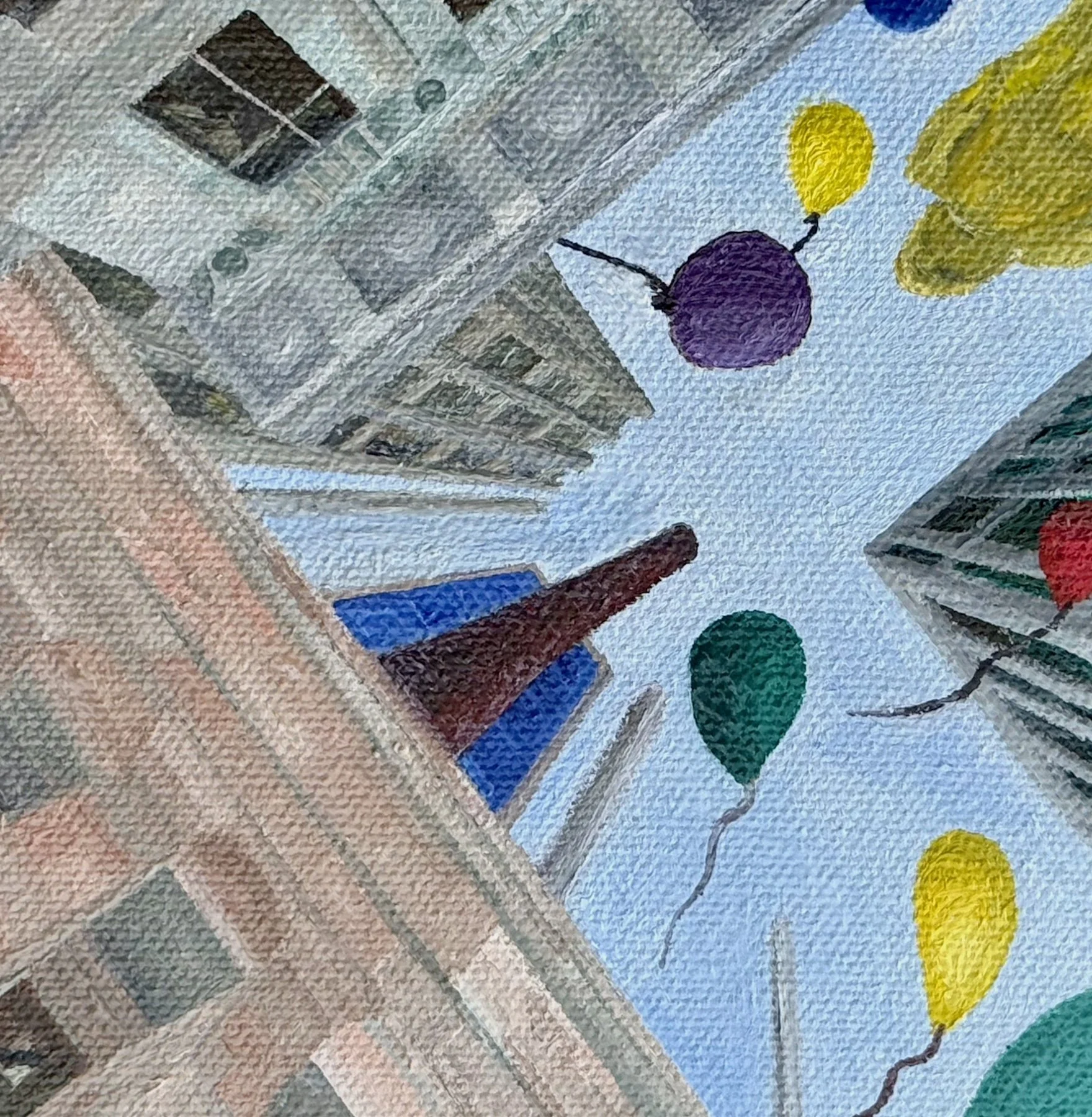 The Lost Balloons
8"x10"  20 cm x 25 cm
Oils on Canvas
2025
detail