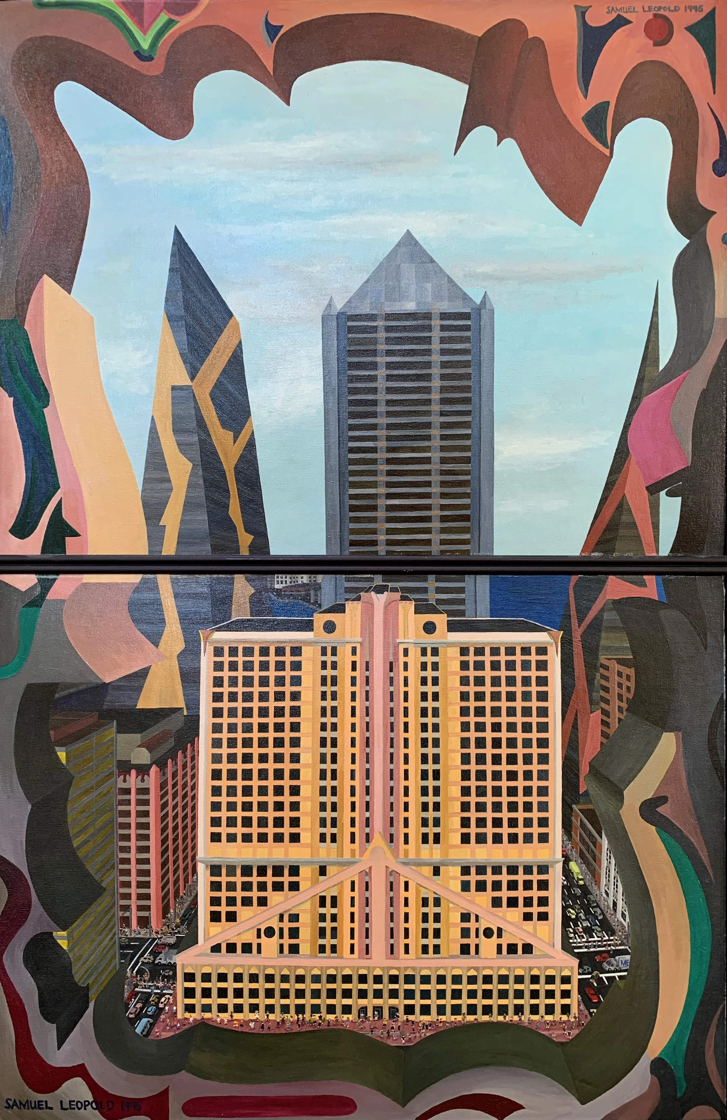 Ups and Downs
36”x24” 91 cm x 61 cm
Oils on Canvas
1996