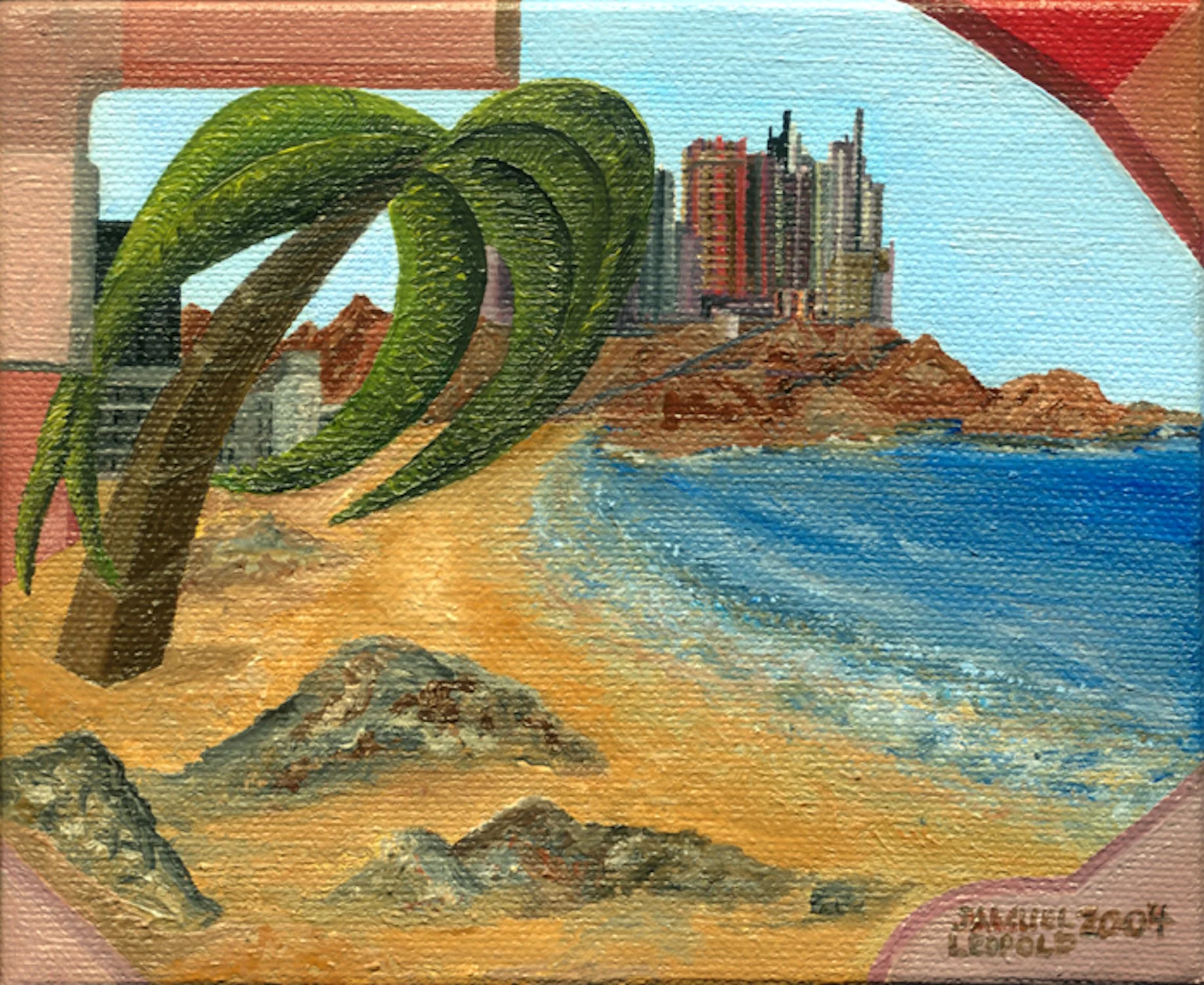 Beachy
5”x7”  13 cm x 18 cm
Oils on Canvas
2004