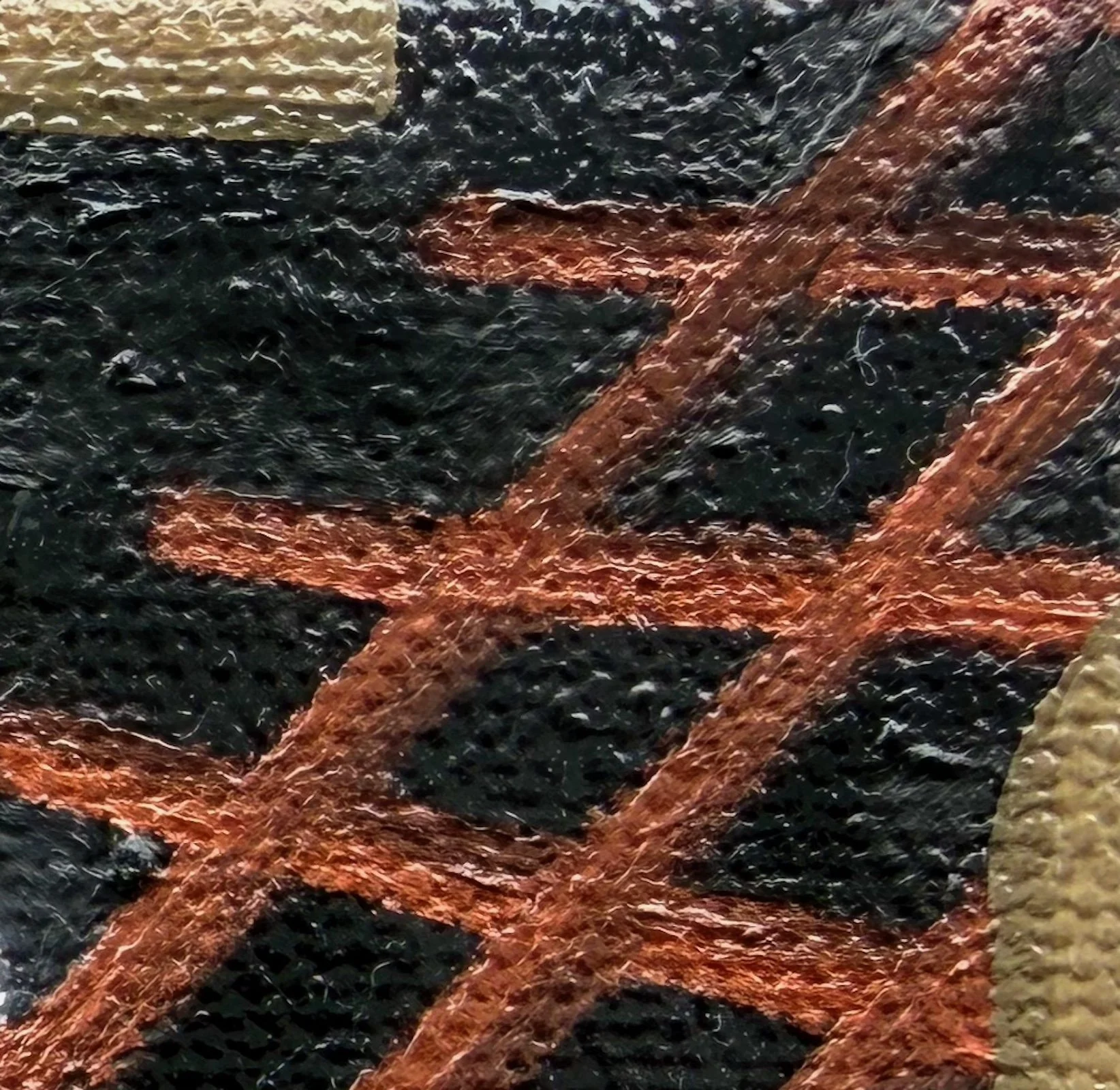 Lanterns in the Dark
4”x4"   10 cm x 10 cm
Oils on Canvas
2026
detail
