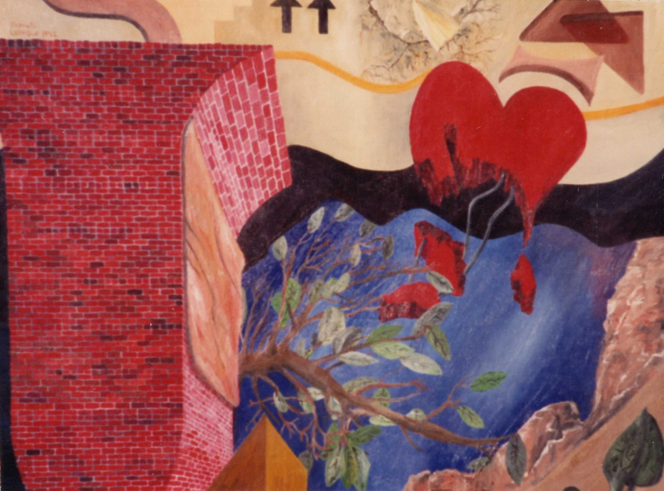 The Surreal Dream - Upper Center
18"x24" 46 cm x 61 cm
Oils on Canvas
1993