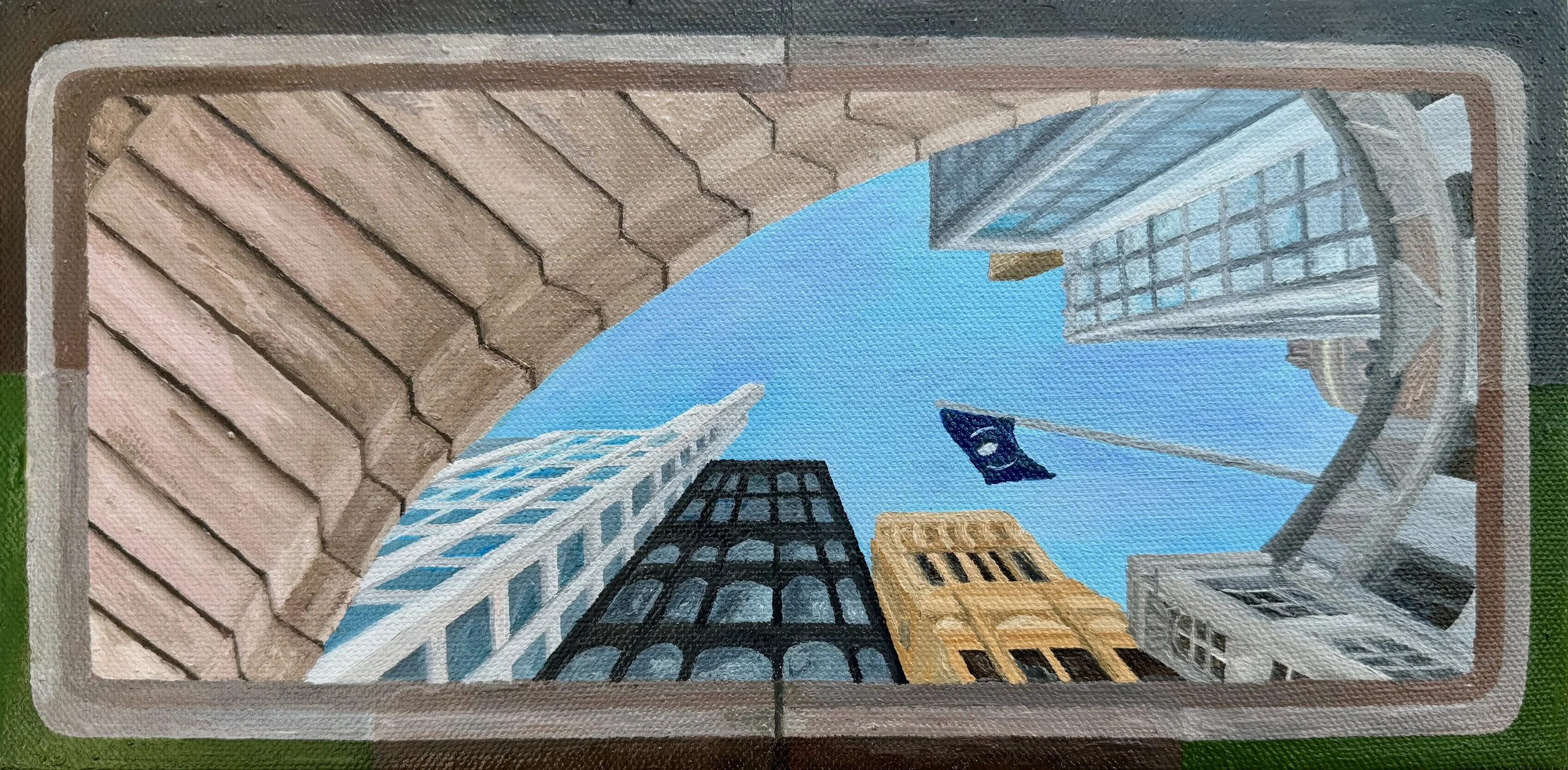 Curves
12"x6"   30.4 cm x 15.2 cm
Oils on Canvas
2024