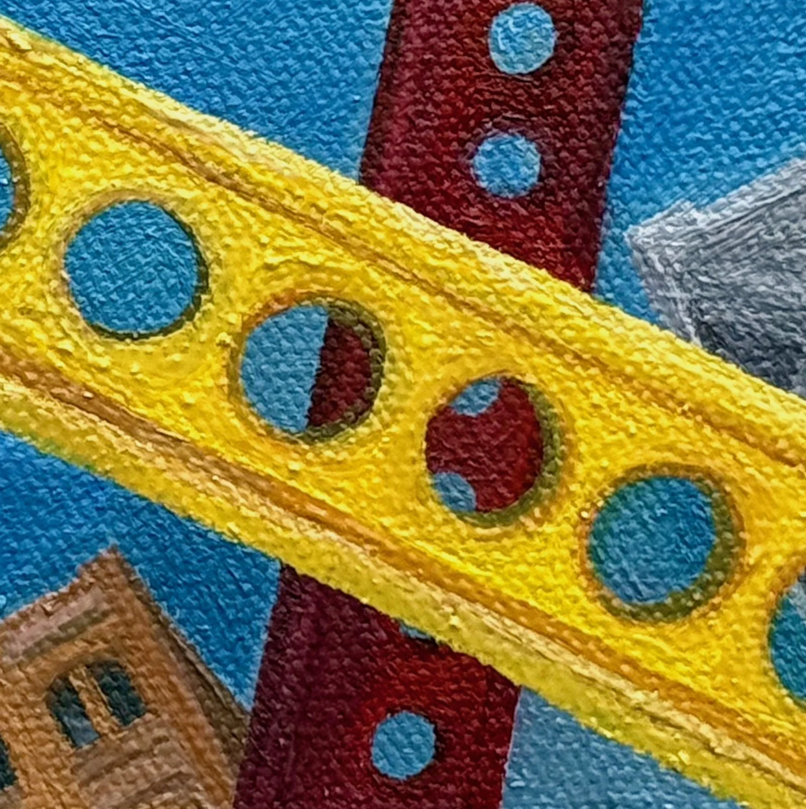 Metal for the Masses
6”x12"   15.2 cm x 30.4 cm
Oils on Canvas
2026
detail