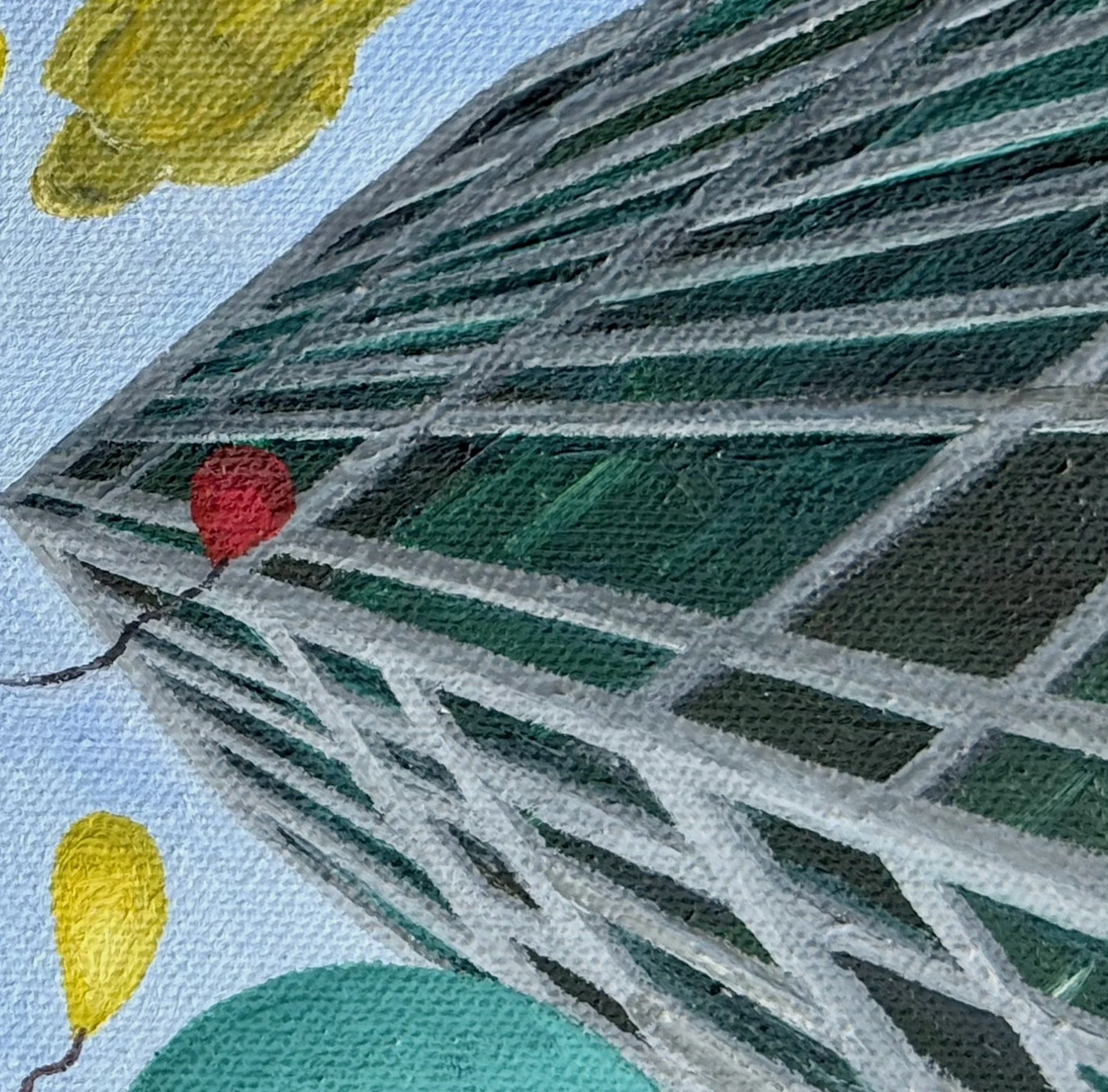 The Lost Balloons
8"x10"  20 cm x 25 cm
Oils on Canvas
2025
detail