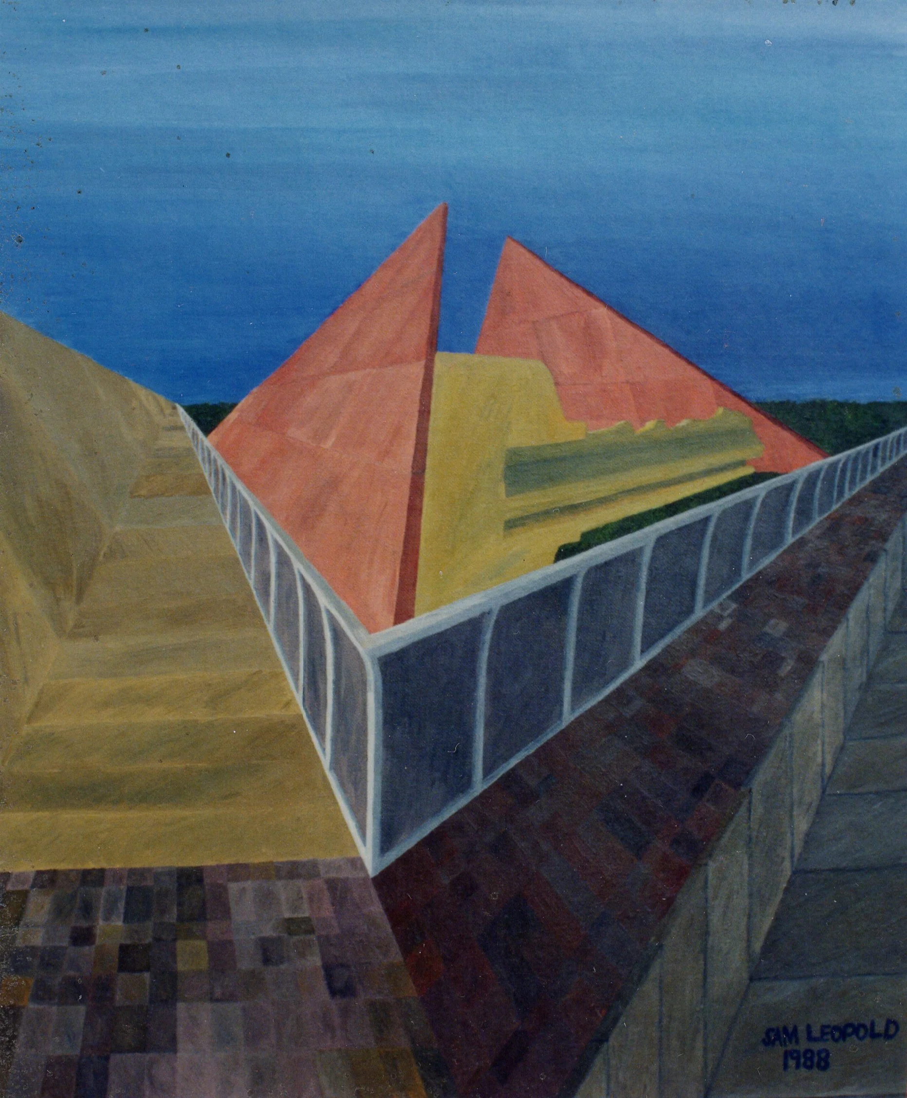 Keystone
24"x16"   61 cm x 41 cm
Oils on Canvas
1988