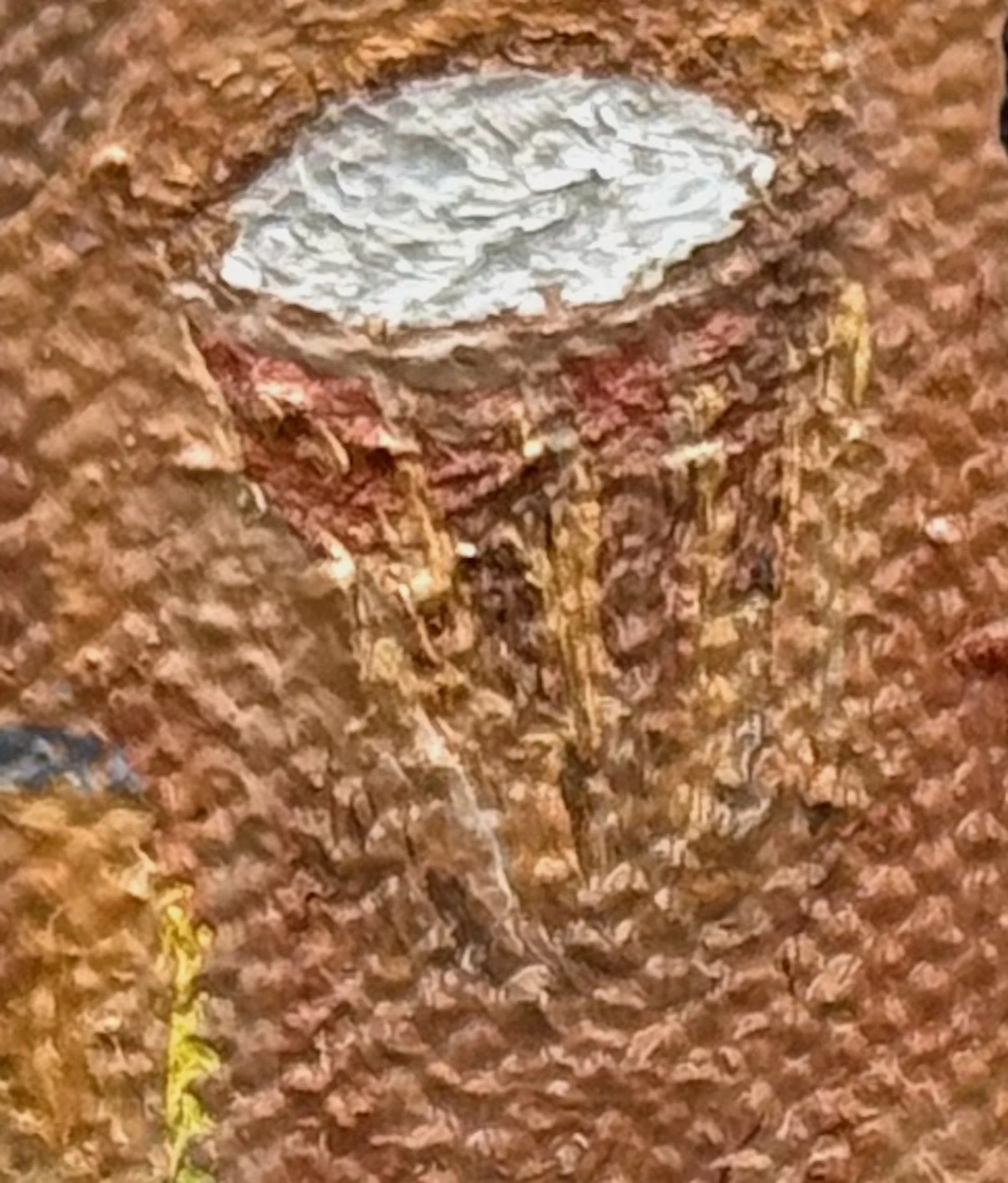 The Conductor and the Colored Notes
4" x 6"  10 cm x 15 cm
Oils on canvas
2026
detail