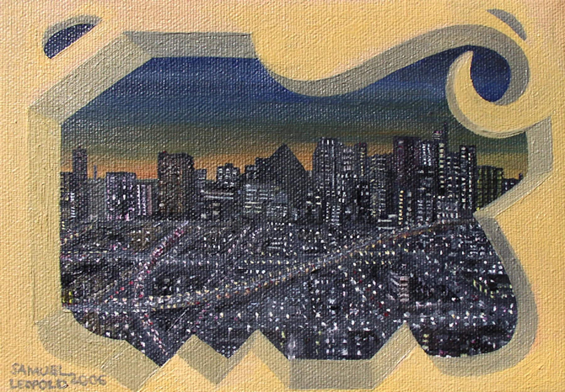 Centerpoint
5"x7" 13 cm x 18 cm
Oils on Canvas
2006