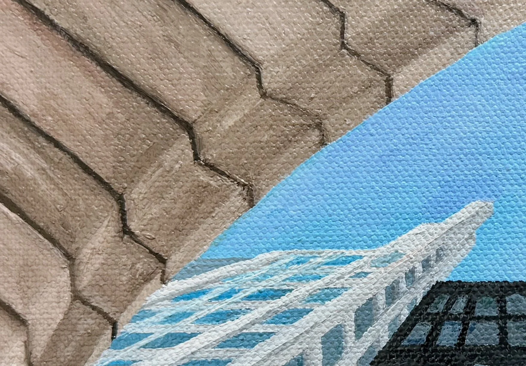 Curves (Detail 3)
12"x6"  15.2 cm x 30.4 cm
Oils on Canvas
2024