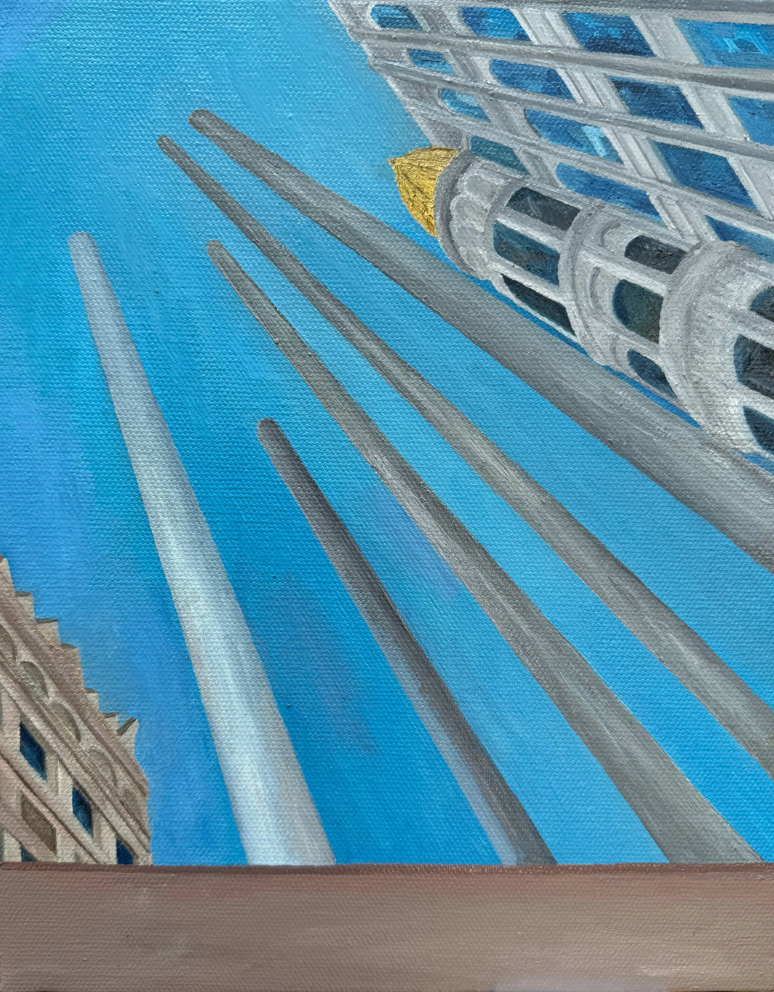 Stake Sky (Detail 4)
16"x20"   40.6 cm x 50.8 cm
Oils on Canvas
2024