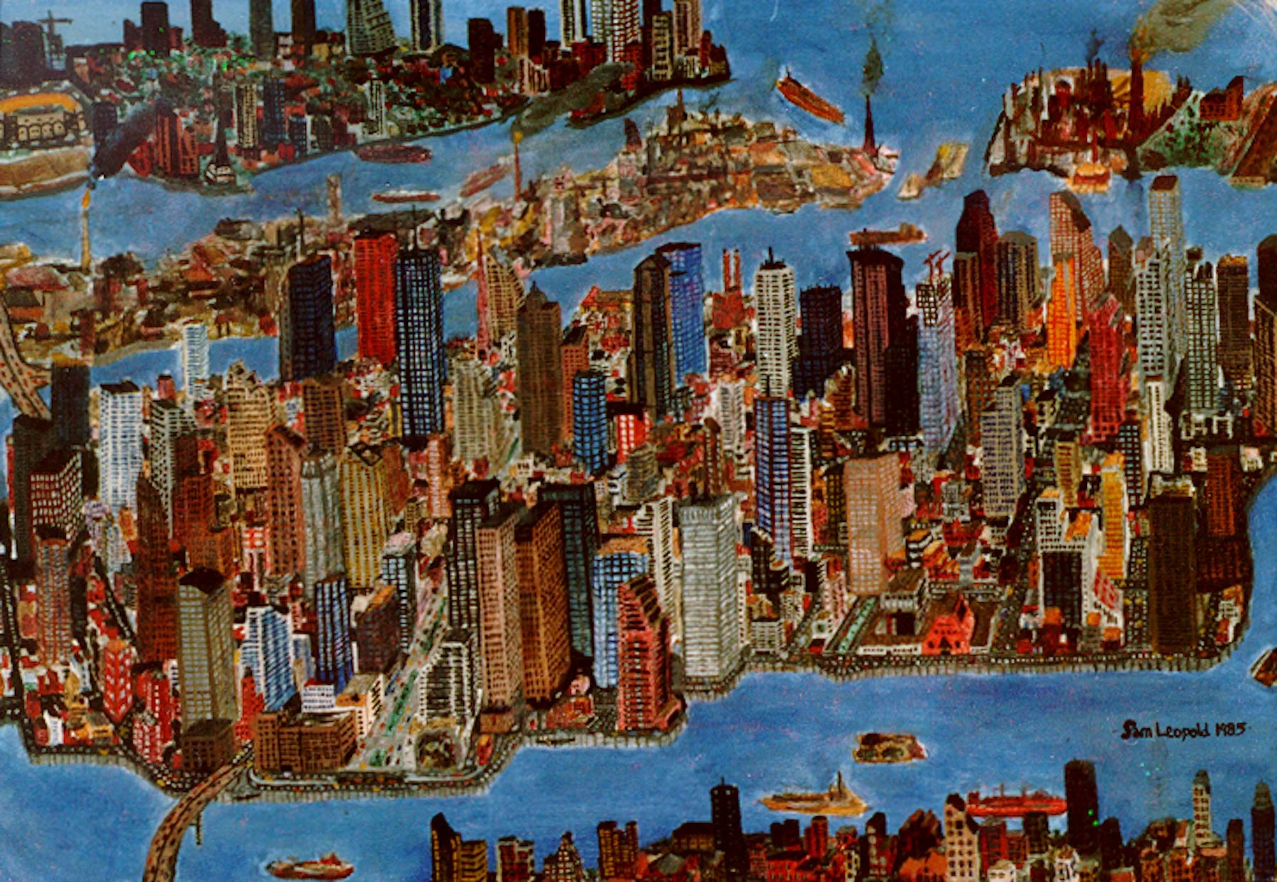 Urban Edge
18”x24” (46 cm x 61 cm)
Oils on Canvas
1985