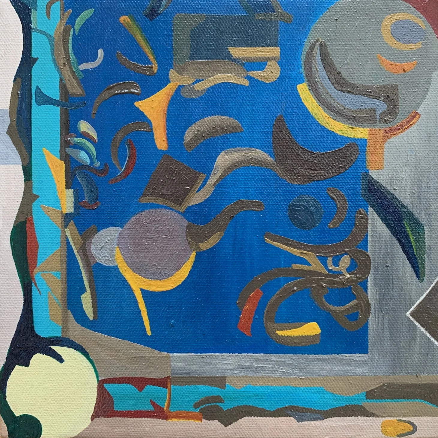 Small Children at the Water's Edge
8”x8”  20.3 cm x 20.3 cm
Oils on Canvas 
2023