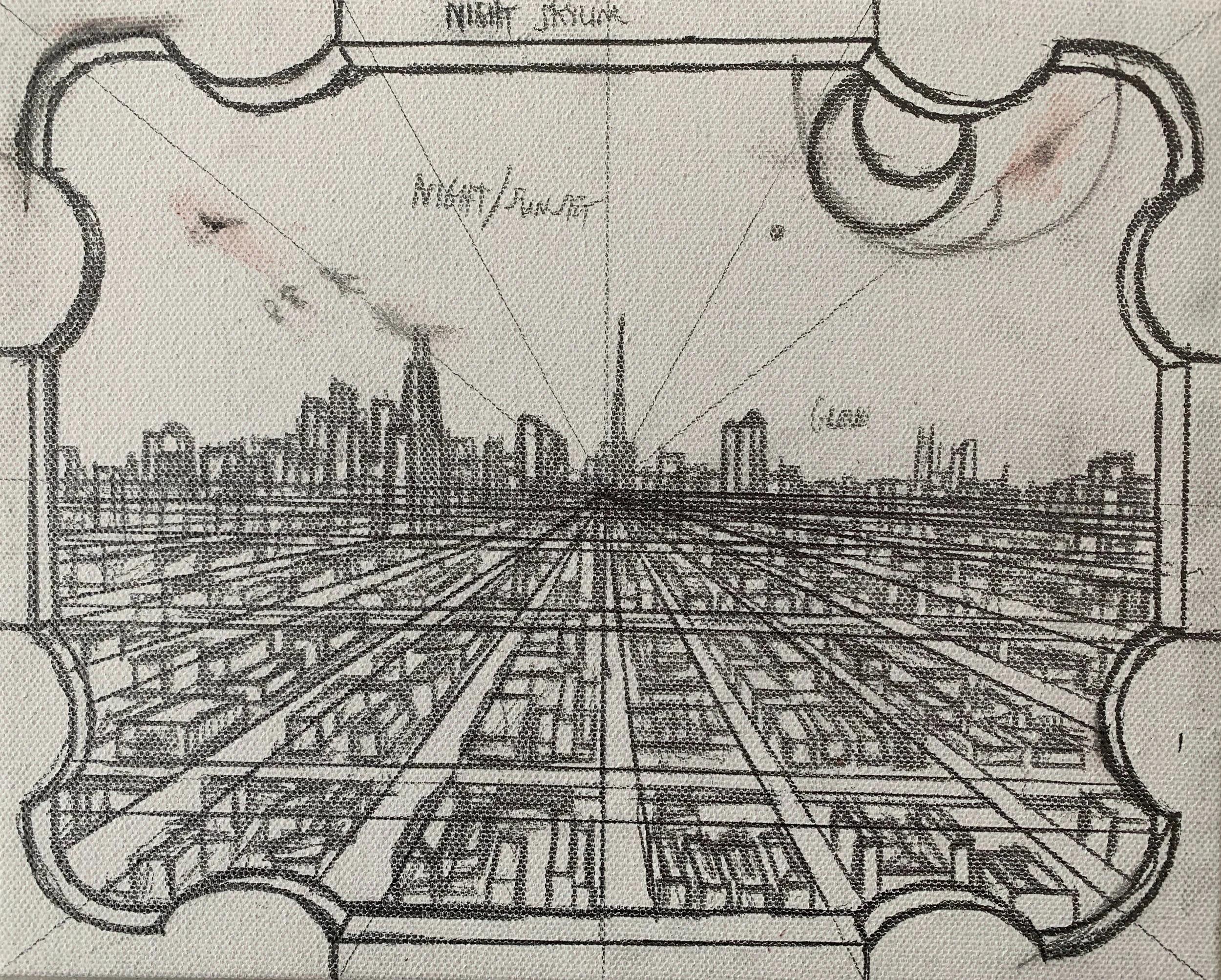 Sketch - Working Title: Sunrise, Sunset
8"x10" 20.3 cm x 25.4 cm