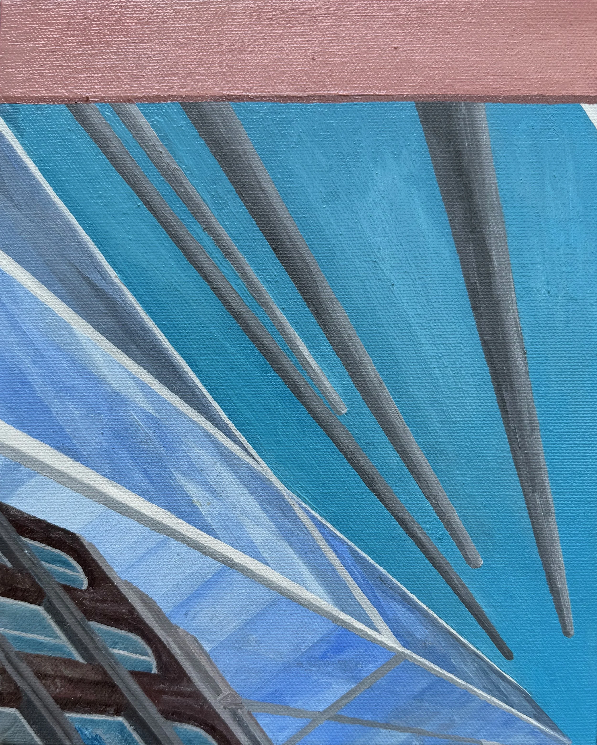 Stake Sky (Detail 2)
16"x20"   40.6 cm x 50.8 cm
Oils on Canvas
2024