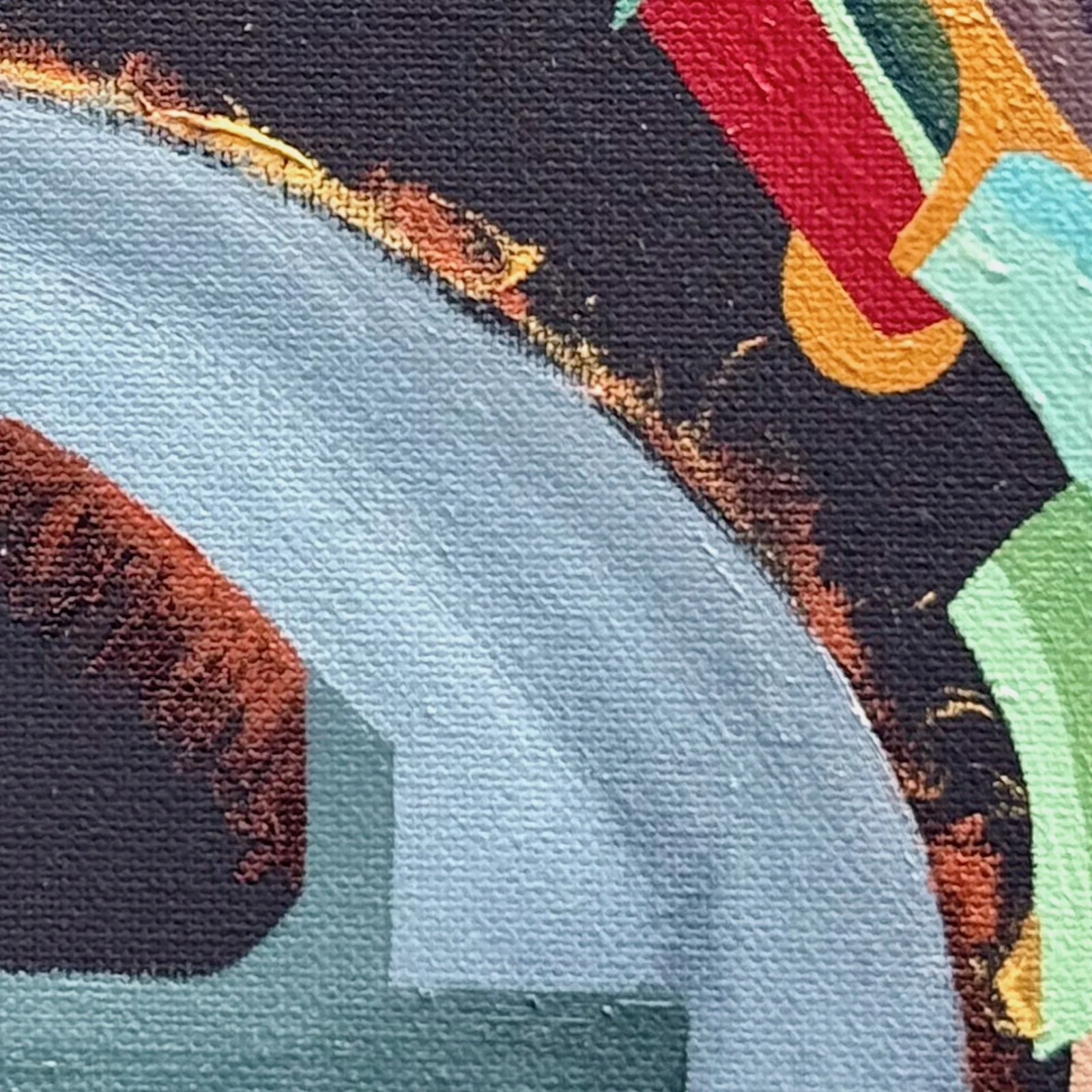 Golden Copper Fire
12" x 14"  30.5 cm x 35.6 cm
Oils on canvas
2026
detail