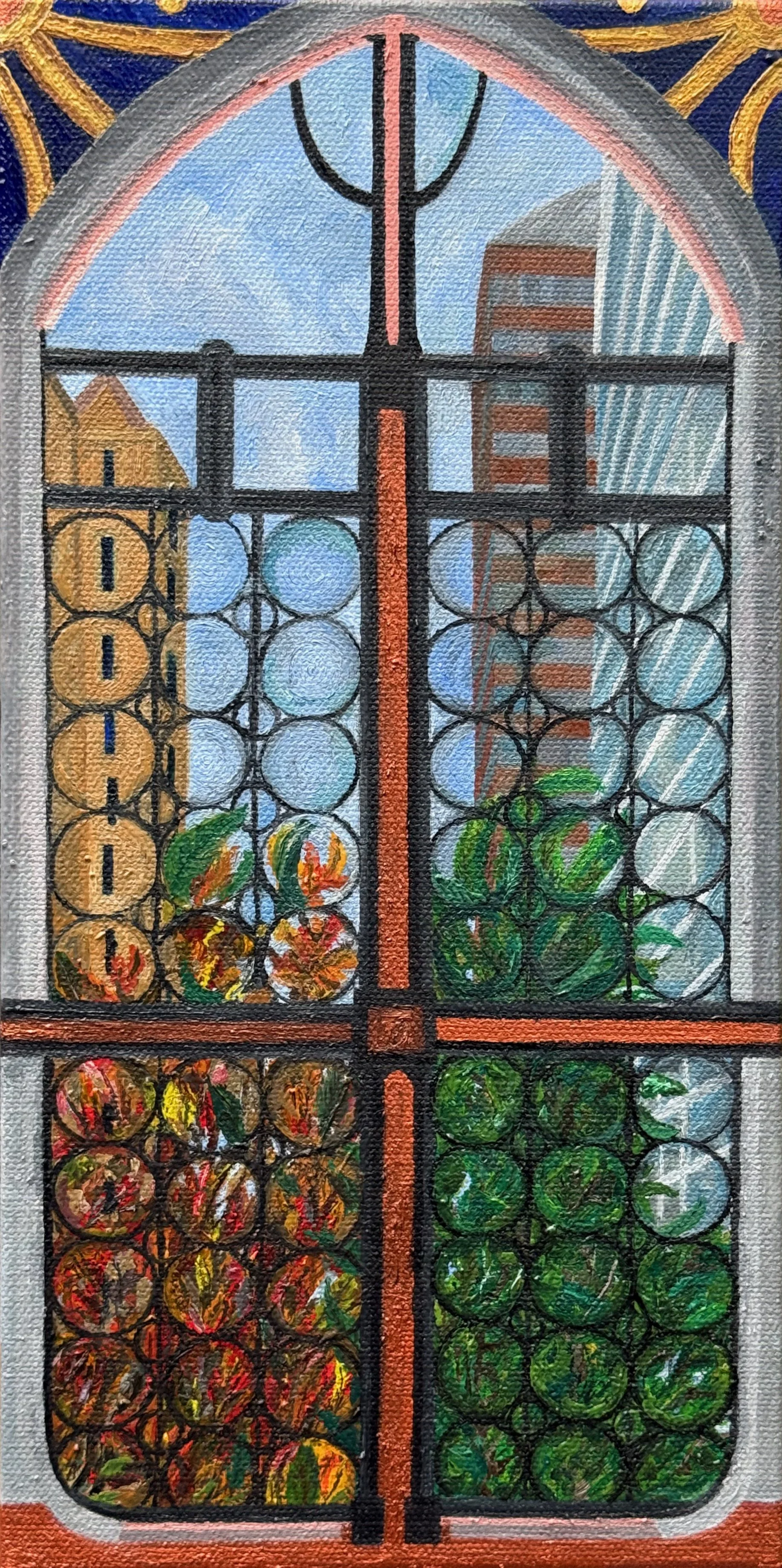 Gothic Fall
12"x6"  30.4  cm x  15.2 cm
Oils on Canvas
2026