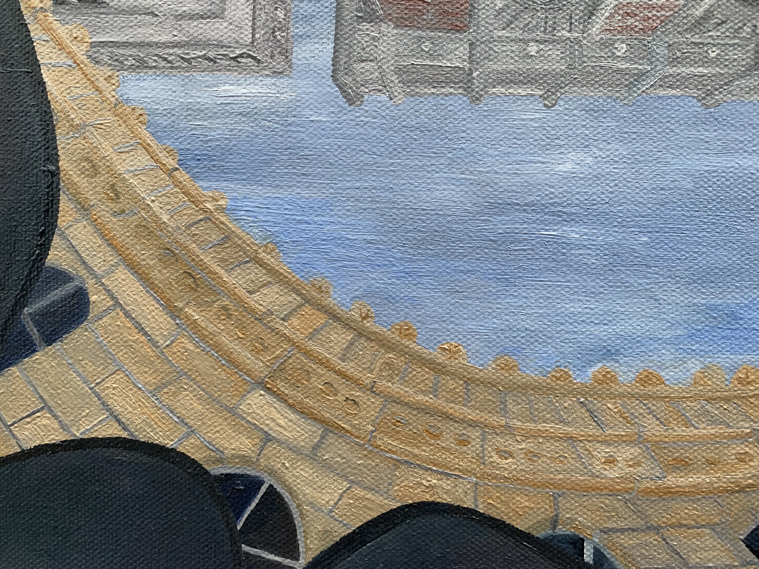 Curved Sky
8"x10" 20.3 cm x 25.4 cm
Oils on Canvas
2022
Detail