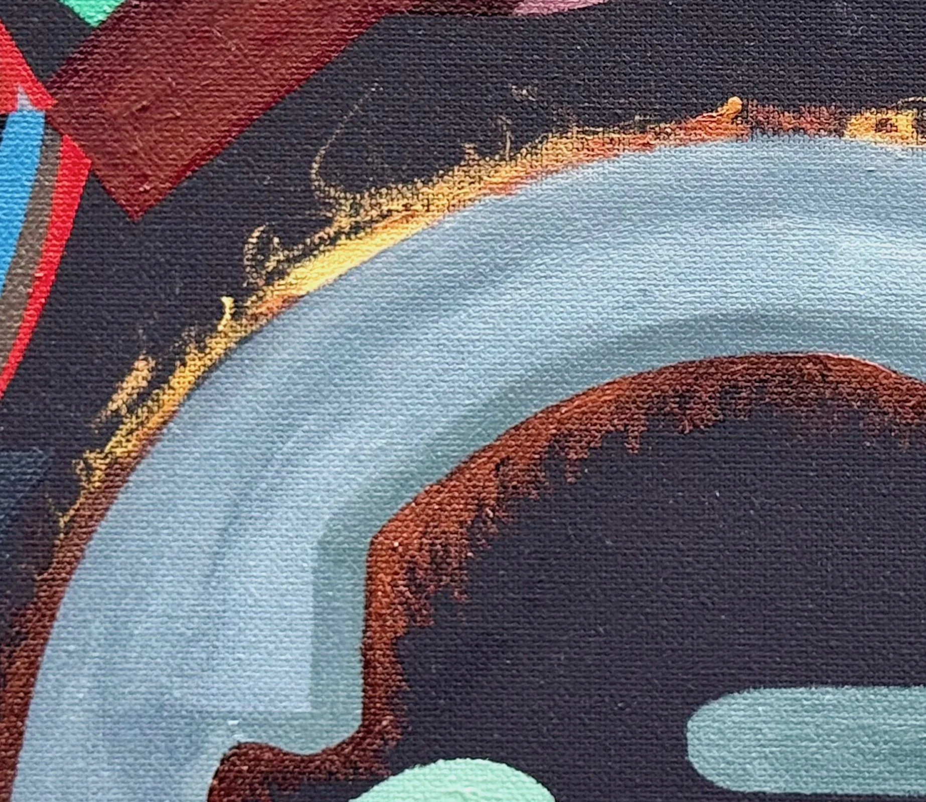 Golden Copper Fire
12" x 14"  30.5 cm x 35.6 cm
Oils on canvas
2026
detail