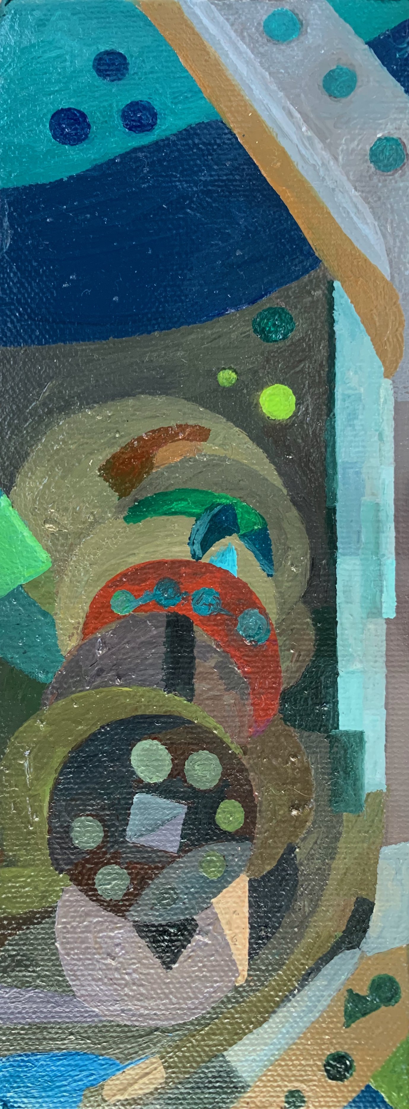 Abstract River
8”x8”x3 20.3 cm x 20.3 cm x 7.6 cm
Oils on Canvas
2022