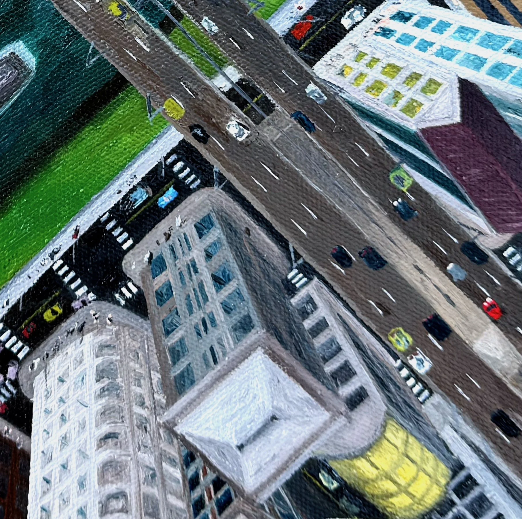 Split the Difference
12"x12"   30.5 cm x 30.5 cm
Oils on Canvas
2025
Detail