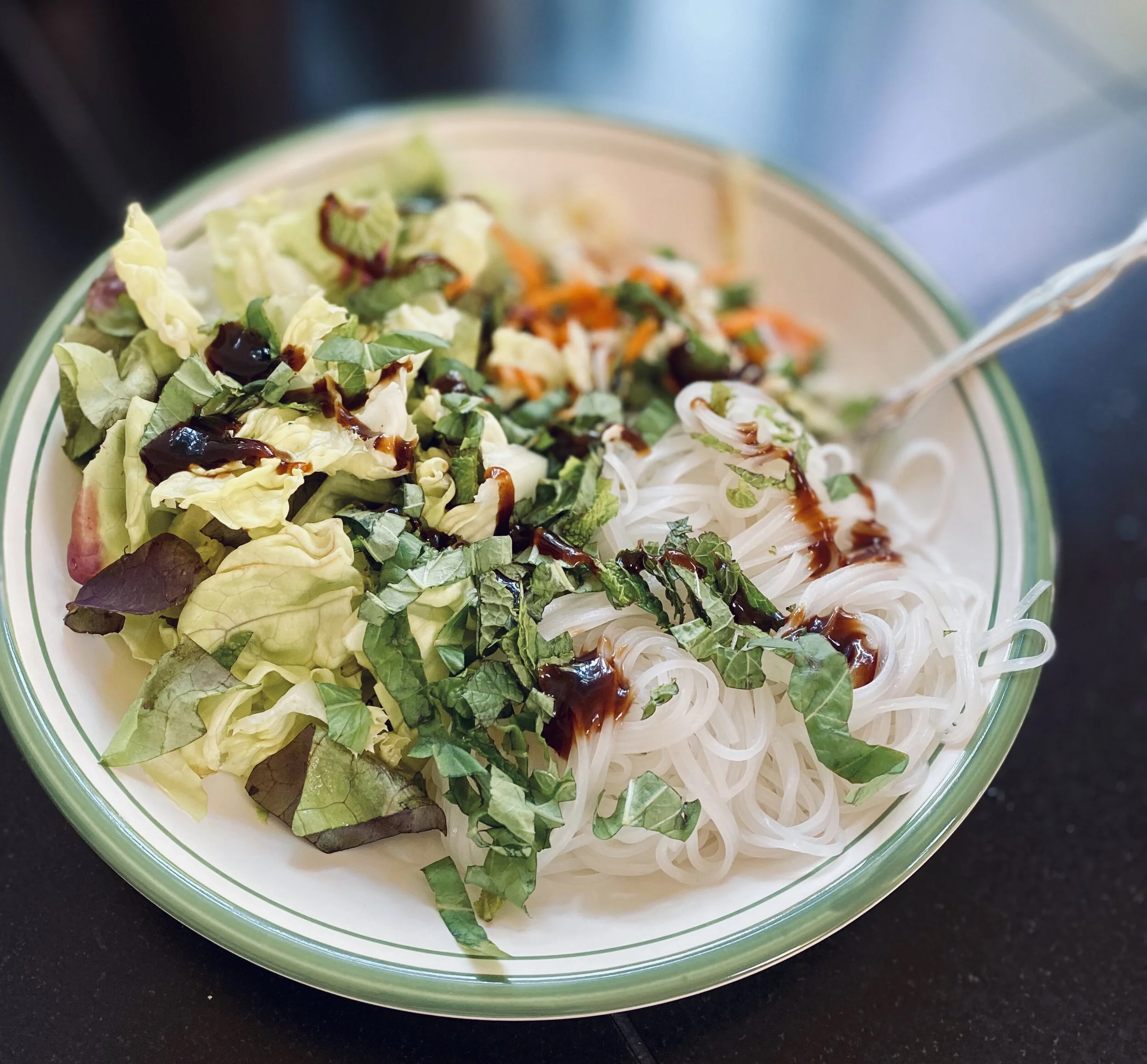 Lusty Leftovers: vermicelli noodle bowl
