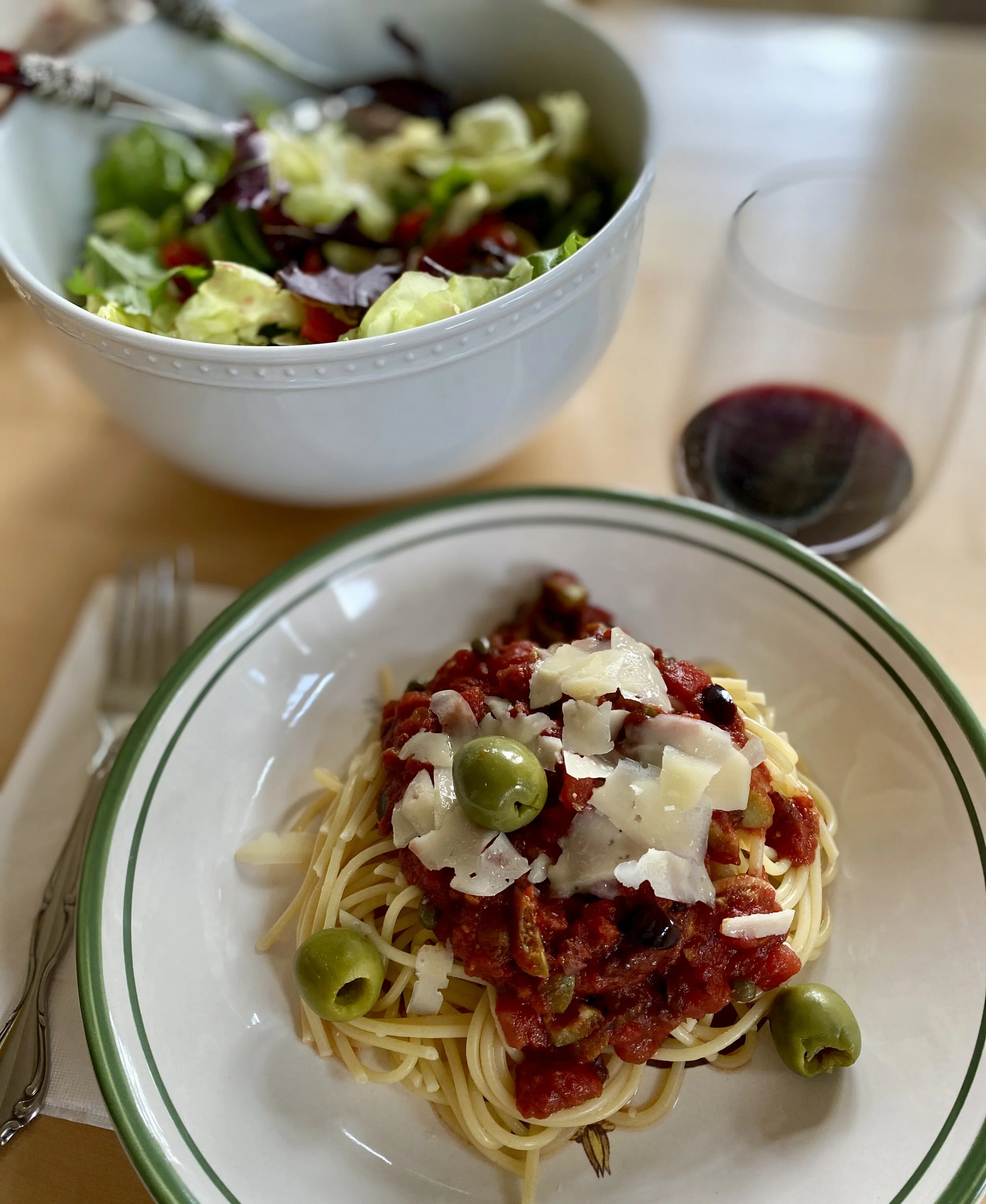 Spaghetti puttanesca