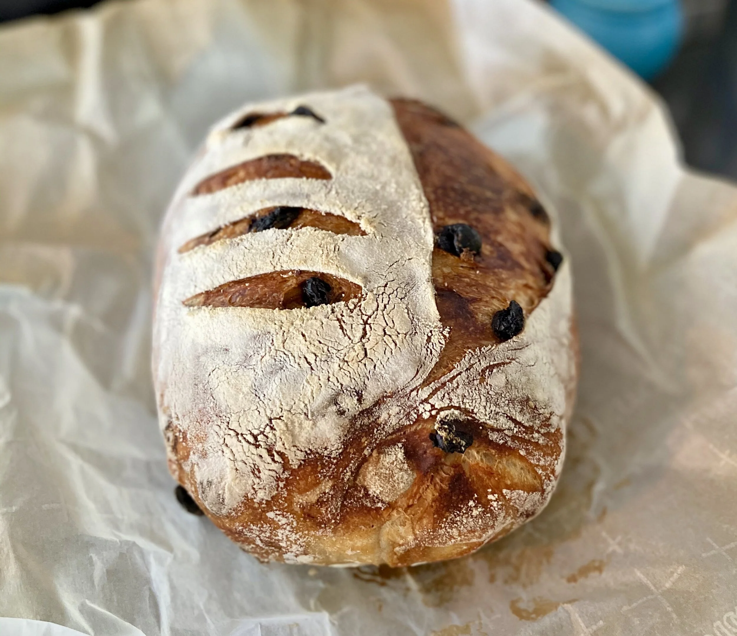 Sour cherry lemon bread