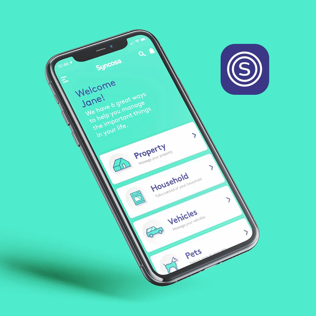 Syncosa * Brand Identity & App Development