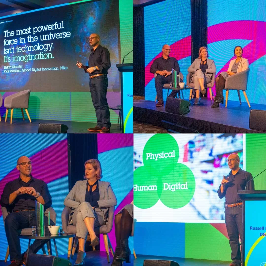 Russ keynotes at the New World Leaders Conference in QT