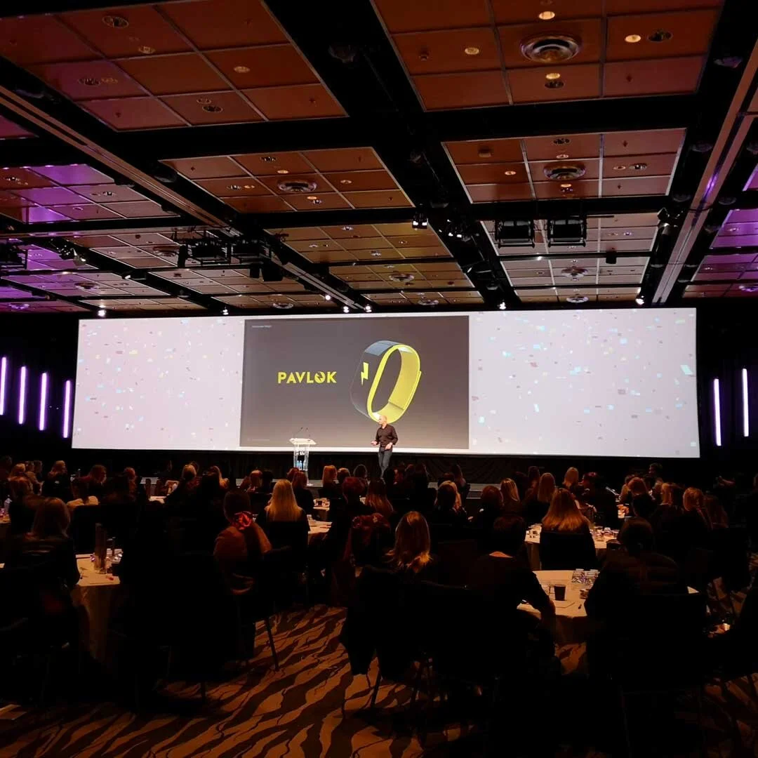 Russ keynotes at the Caci Clinics employee conference 