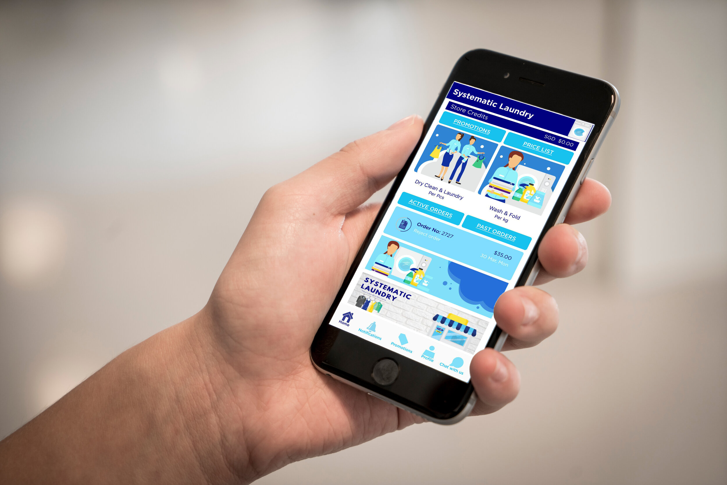 Systematic Laundry, A Smarter & Hassle-Free Laundry Service App