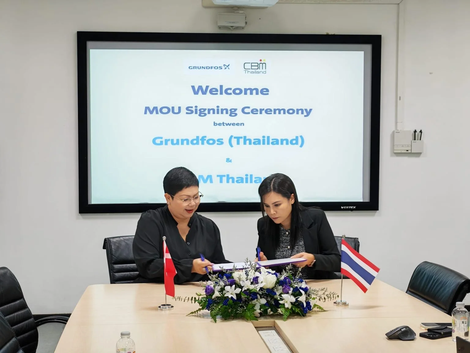 CBM Thailand: MOU signing with Grundfos Thailand 2025