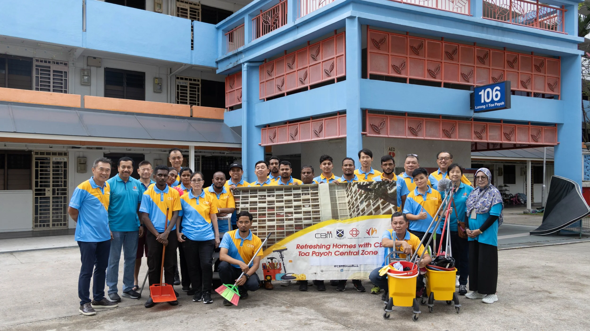CBM Volunteers Revitalise Homes