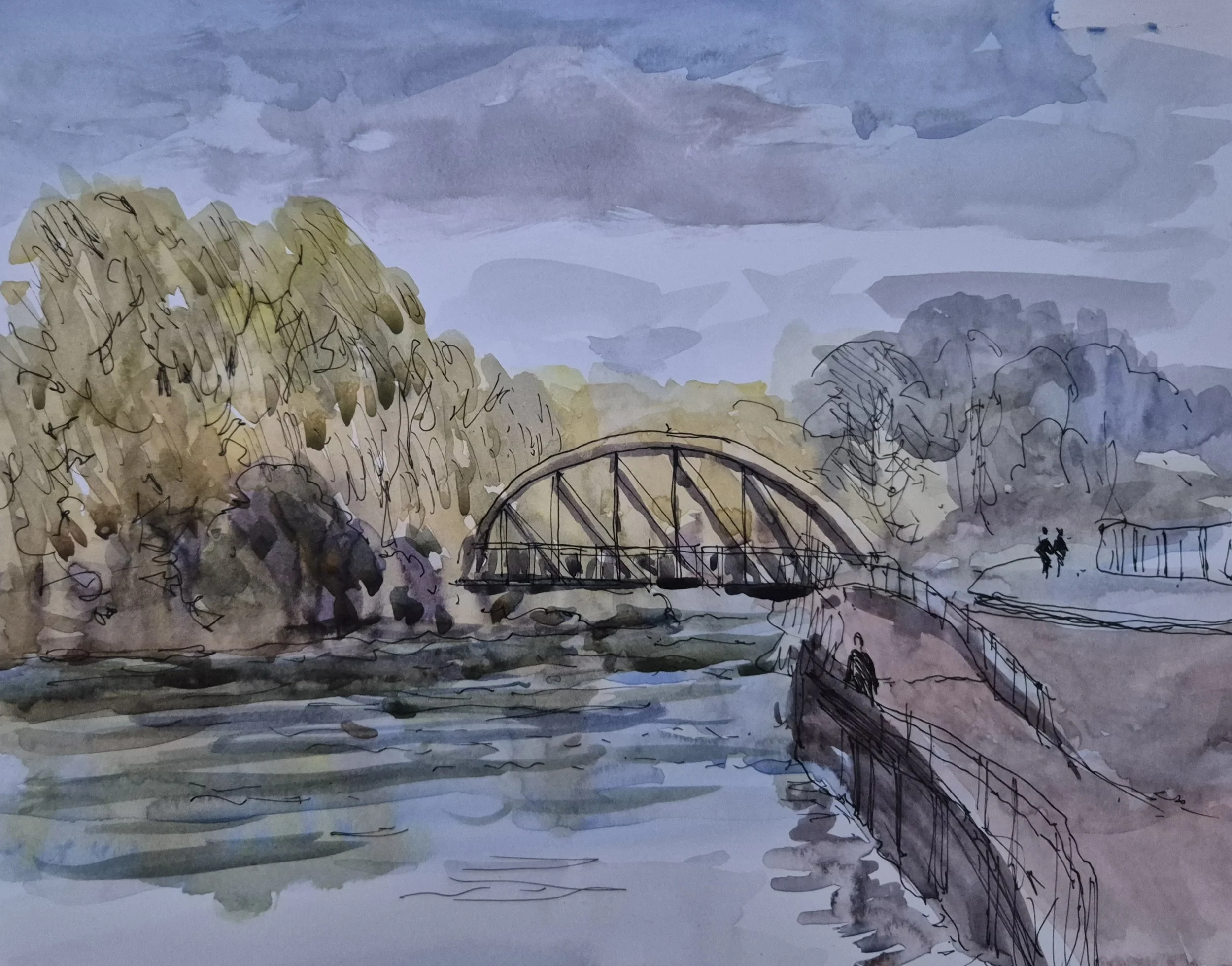 WORKSHOP: Watercolour &amp; Pen Landscapes