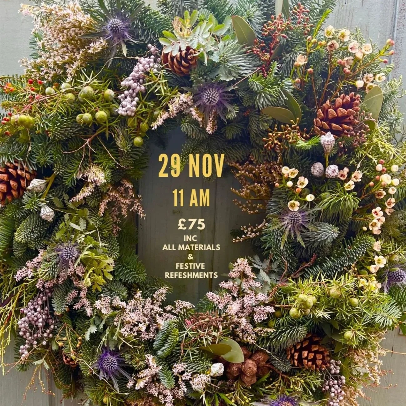 WORKSHOP: Christmas Wreathmaking