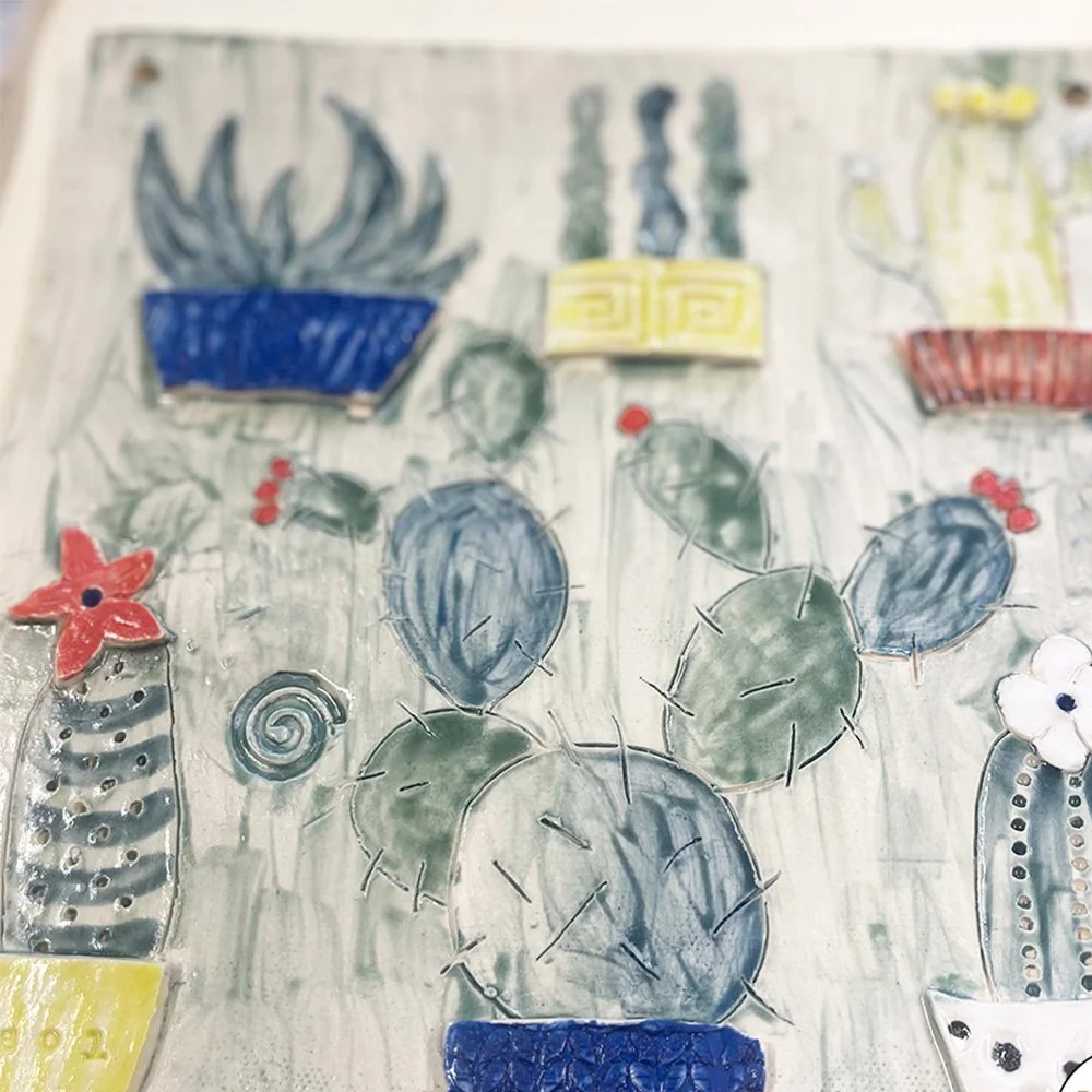 WORKSHOP: Ceramic Tile Making &amp; Glazing with Louise from Blended Monkey 