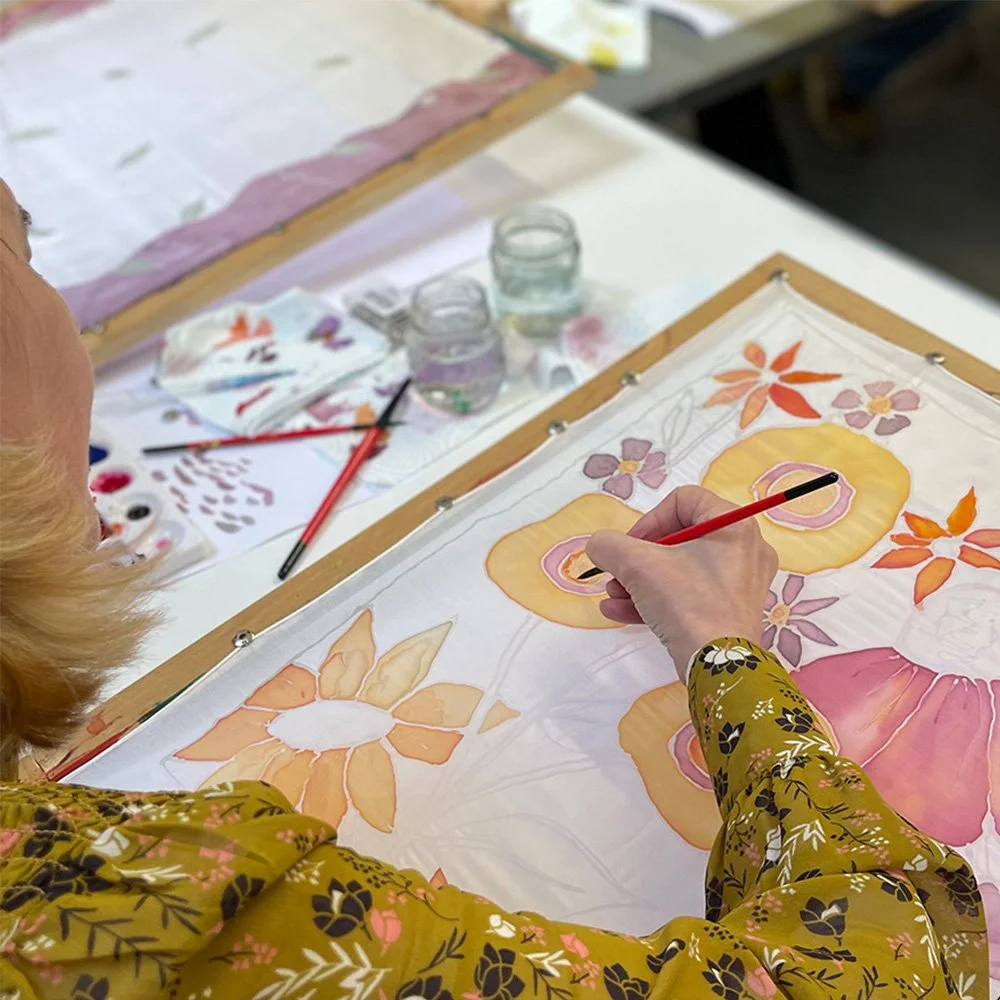 WORKSHOP: Silk Painting with Louise from Blended Monkey 